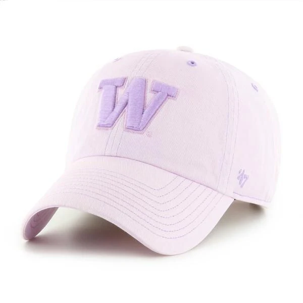47 Brand Women's Lavender W Logo Haze Clean Up Adjustable Hat - Image 2