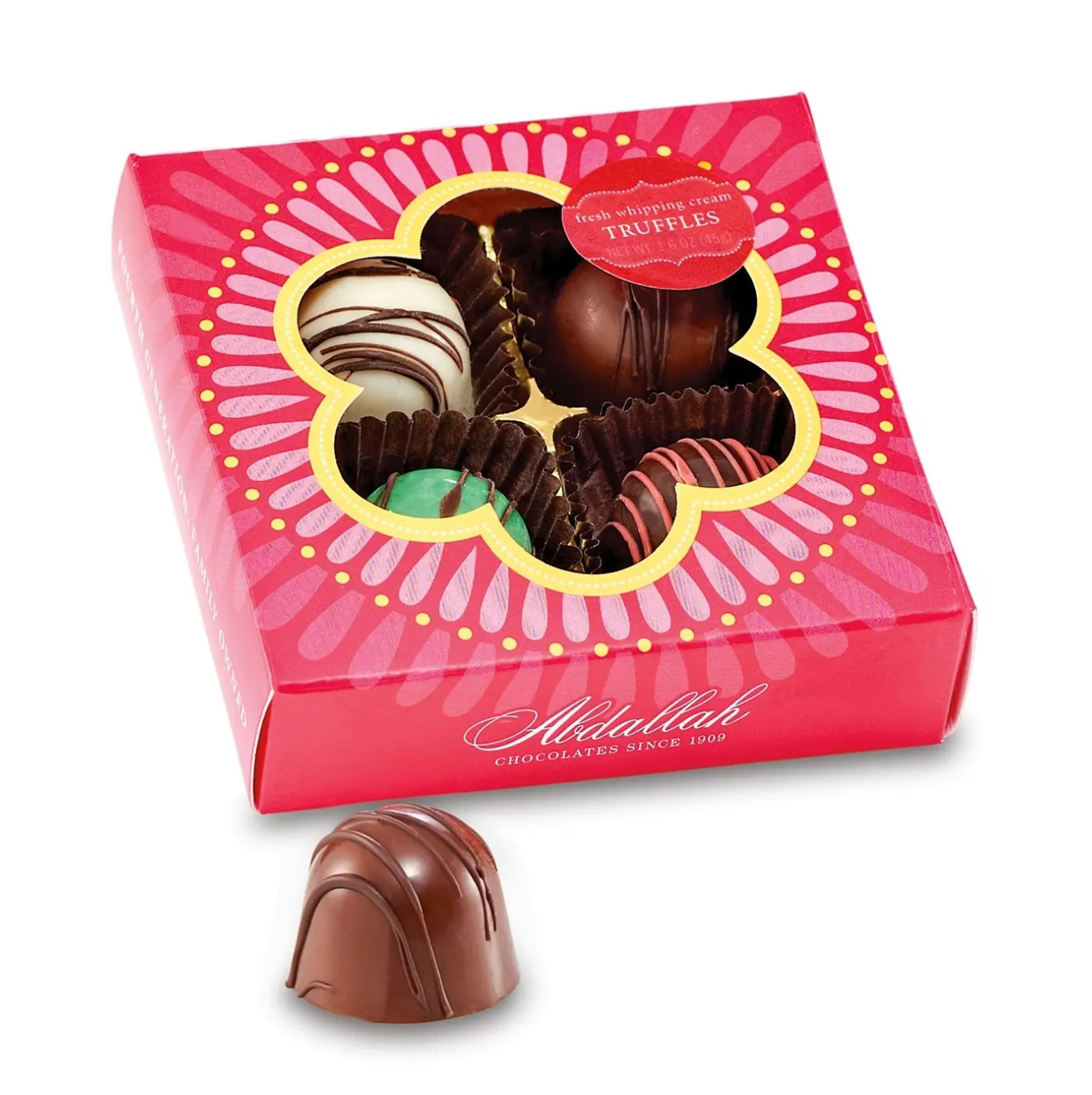 Abdallah Miniature Whipping Cream Truffles 1.6oz