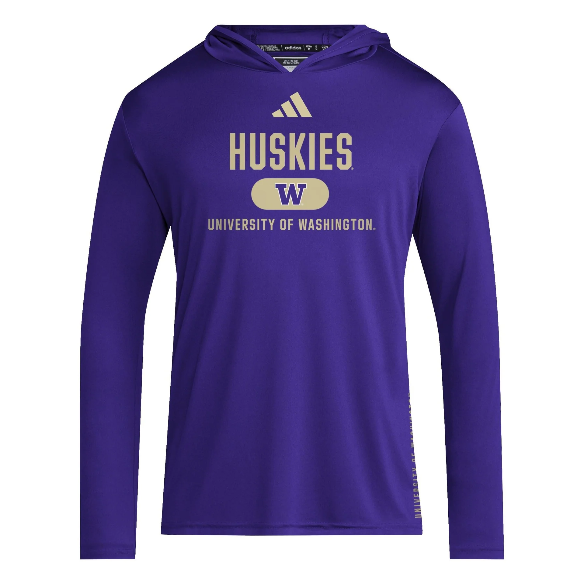 adidas Men's Huskies W D4T Hooded Long Sleeve Tee - Image 2