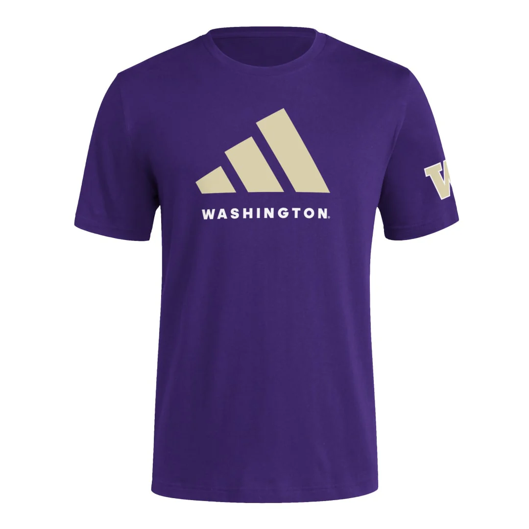 adidas Unisex 2025 Washington 3 Bar Logo Fresh Tee