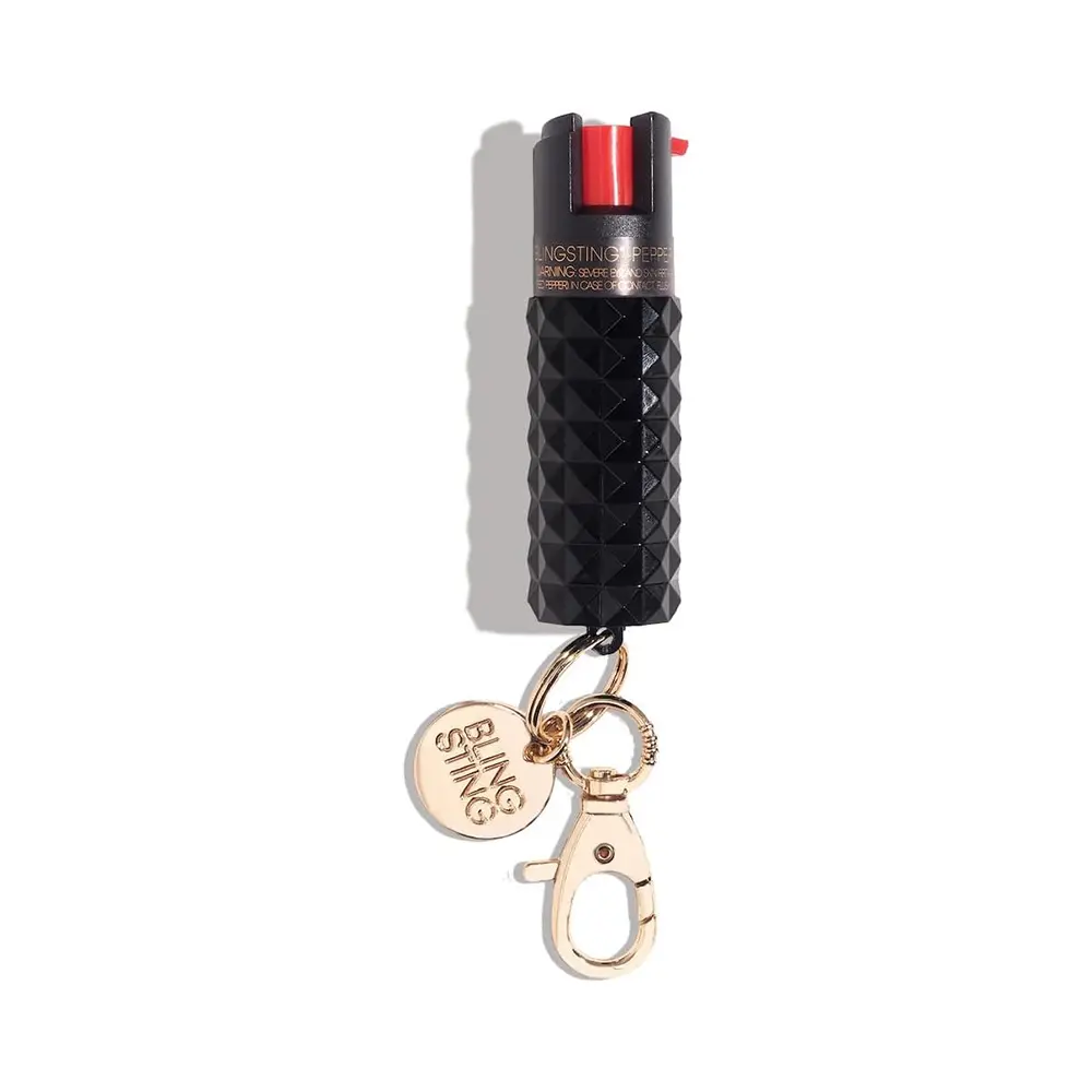 Blingsting Black Studded Pepper Spray - Image 2