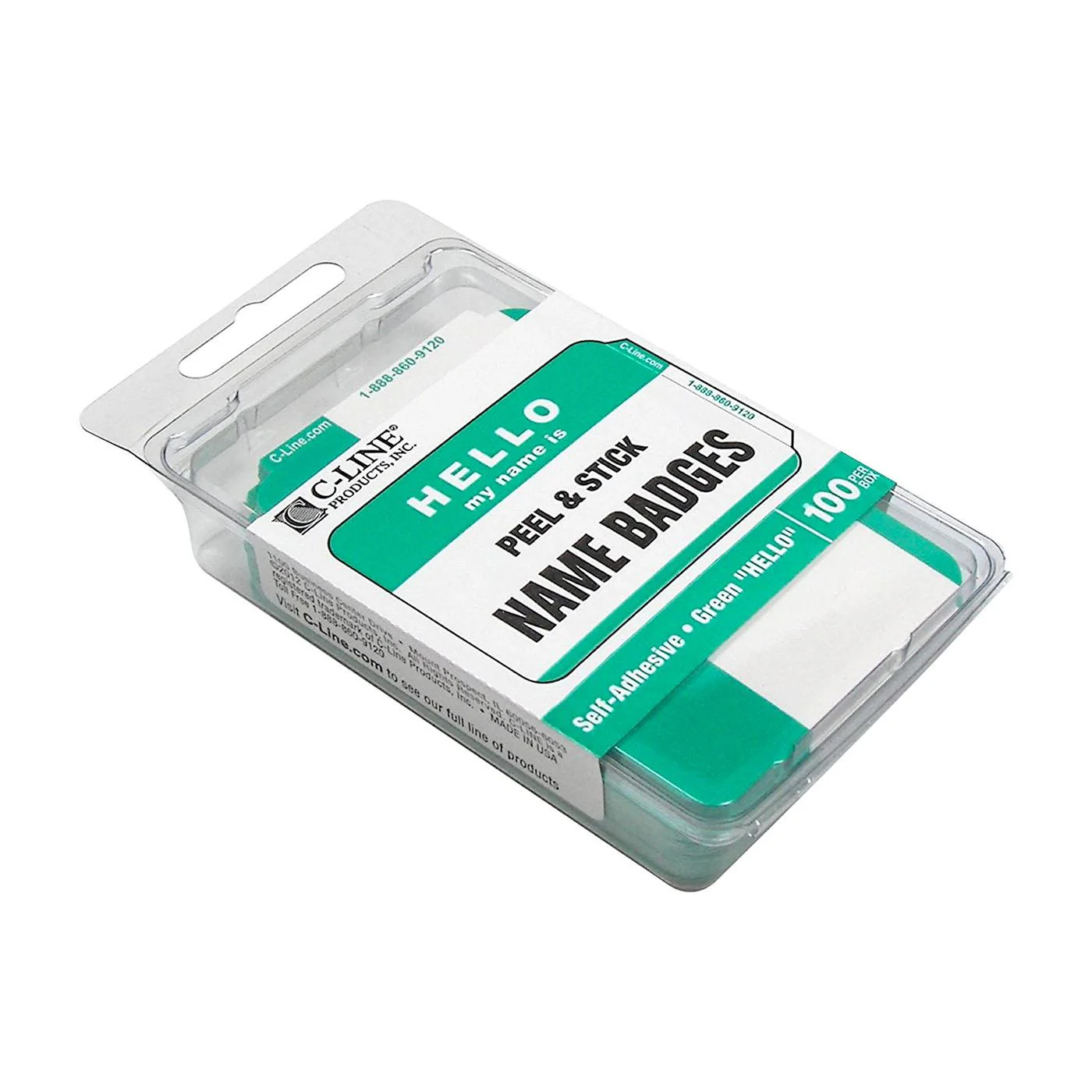 C-Line Hello My Name Is 3.5"x2.25" Name Badge 100 Count - Image 7