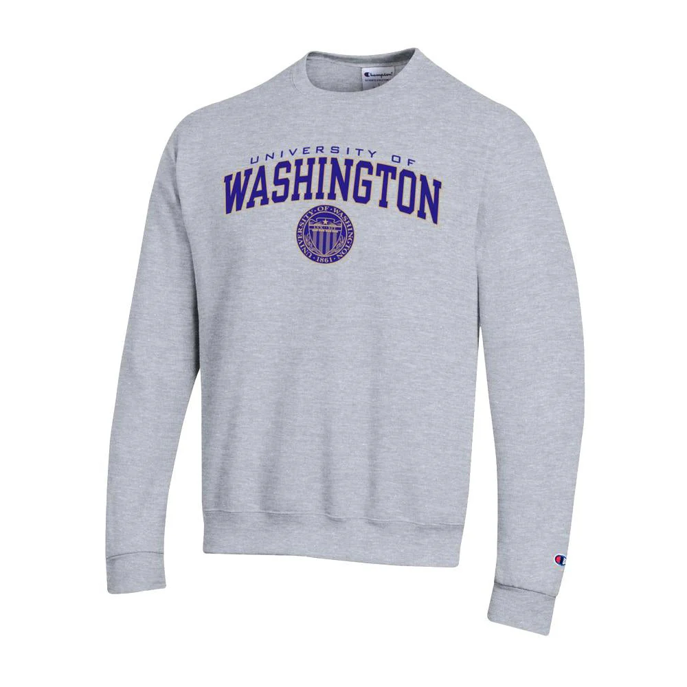 Champion Unisex Washington Official Seal Crewneck - Image 3