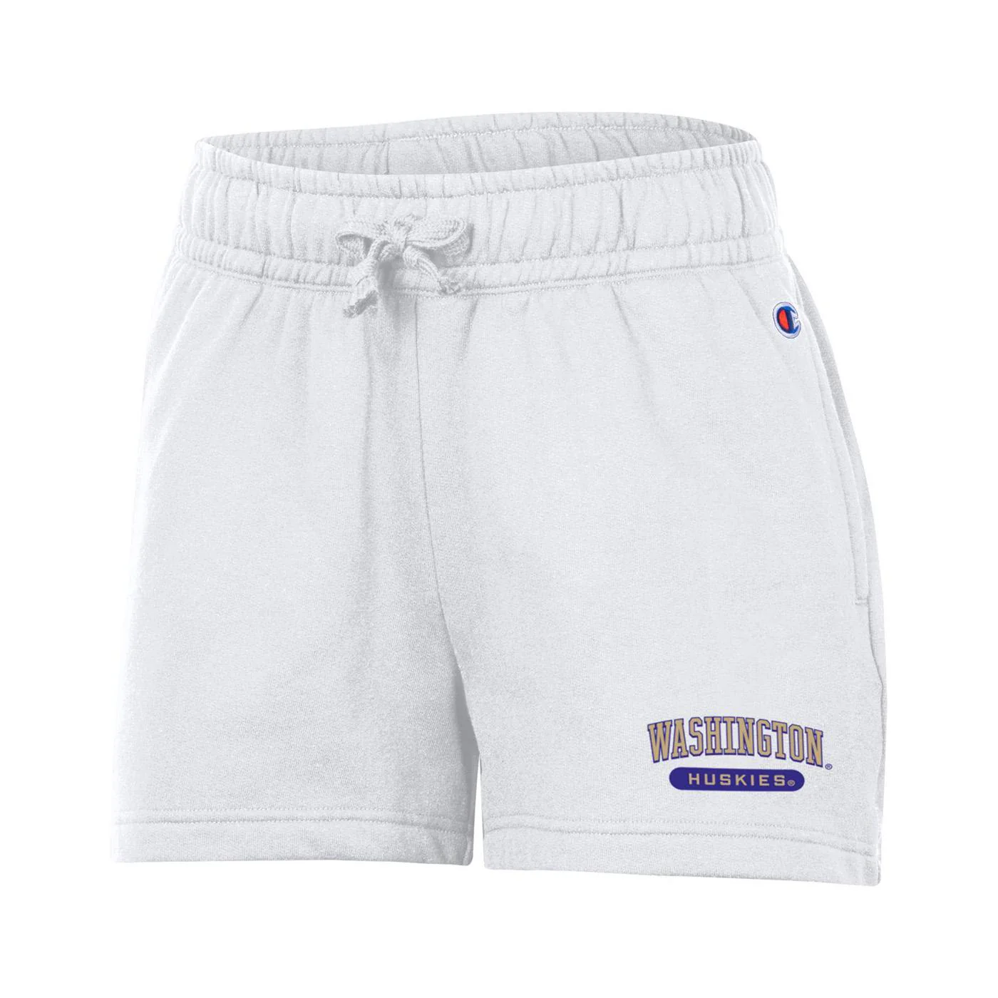 Champion Women's Washington Huskies Powerblend Fleece Short - Image 2