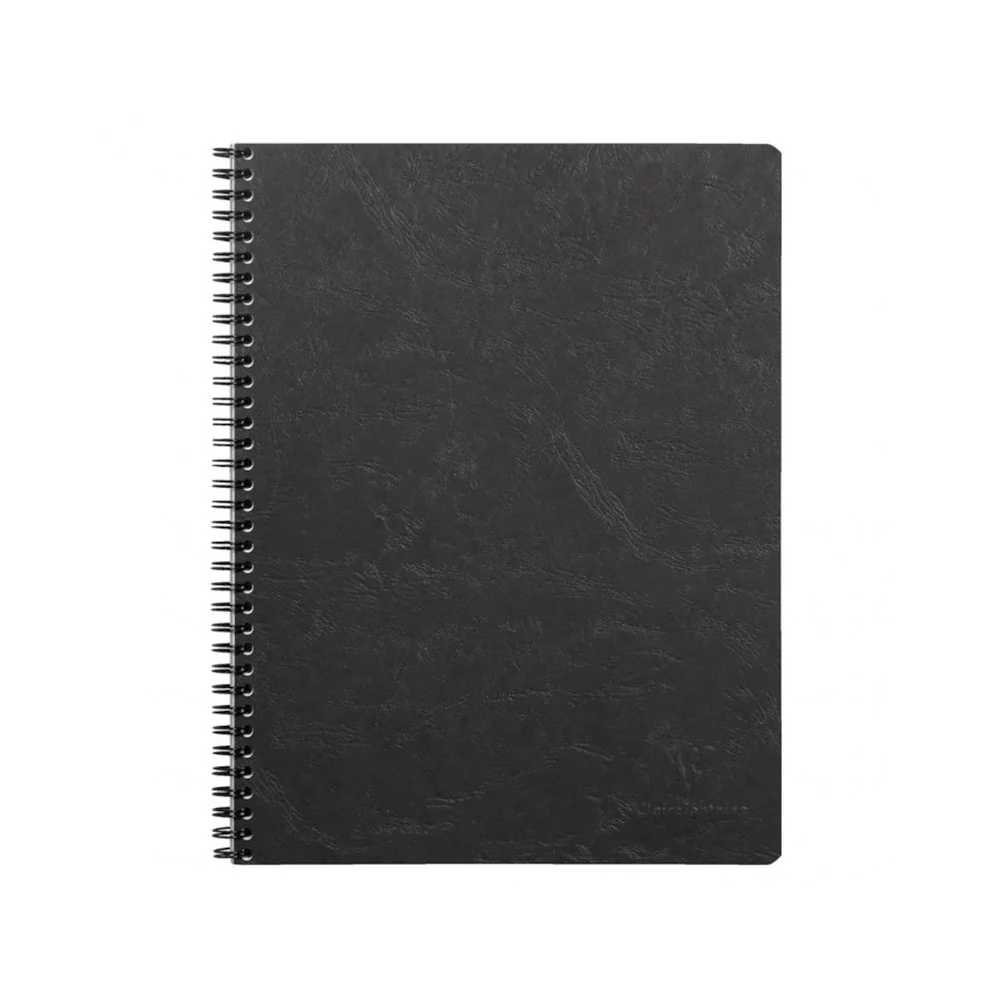 Clairefontaine Black Basics Ruled Spiral Notebook-3.5x5.5