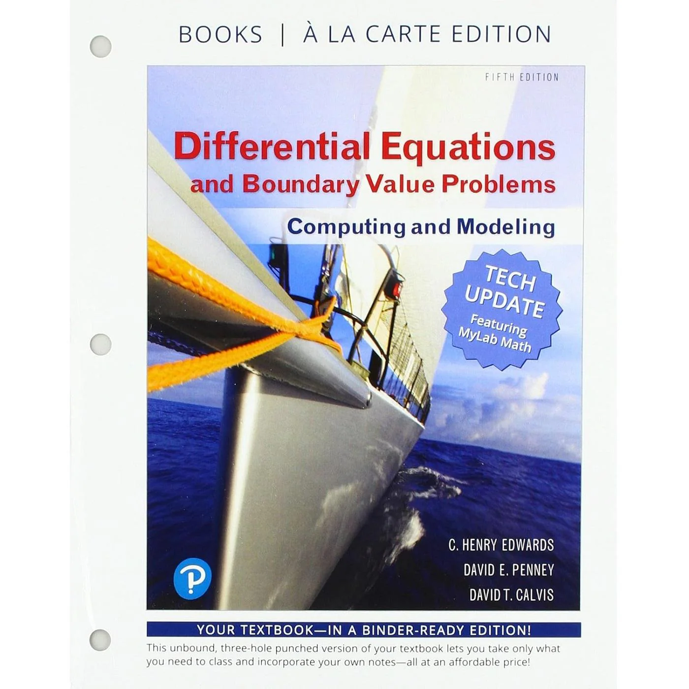 Differential Equations and Boundary Value Problems (5e 18)