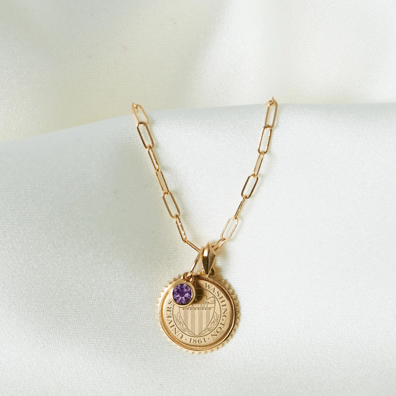 DROP SHIP Kyle Cavan Washington Sunburst Gold Necklace & Gemstone Bundle - Image 22