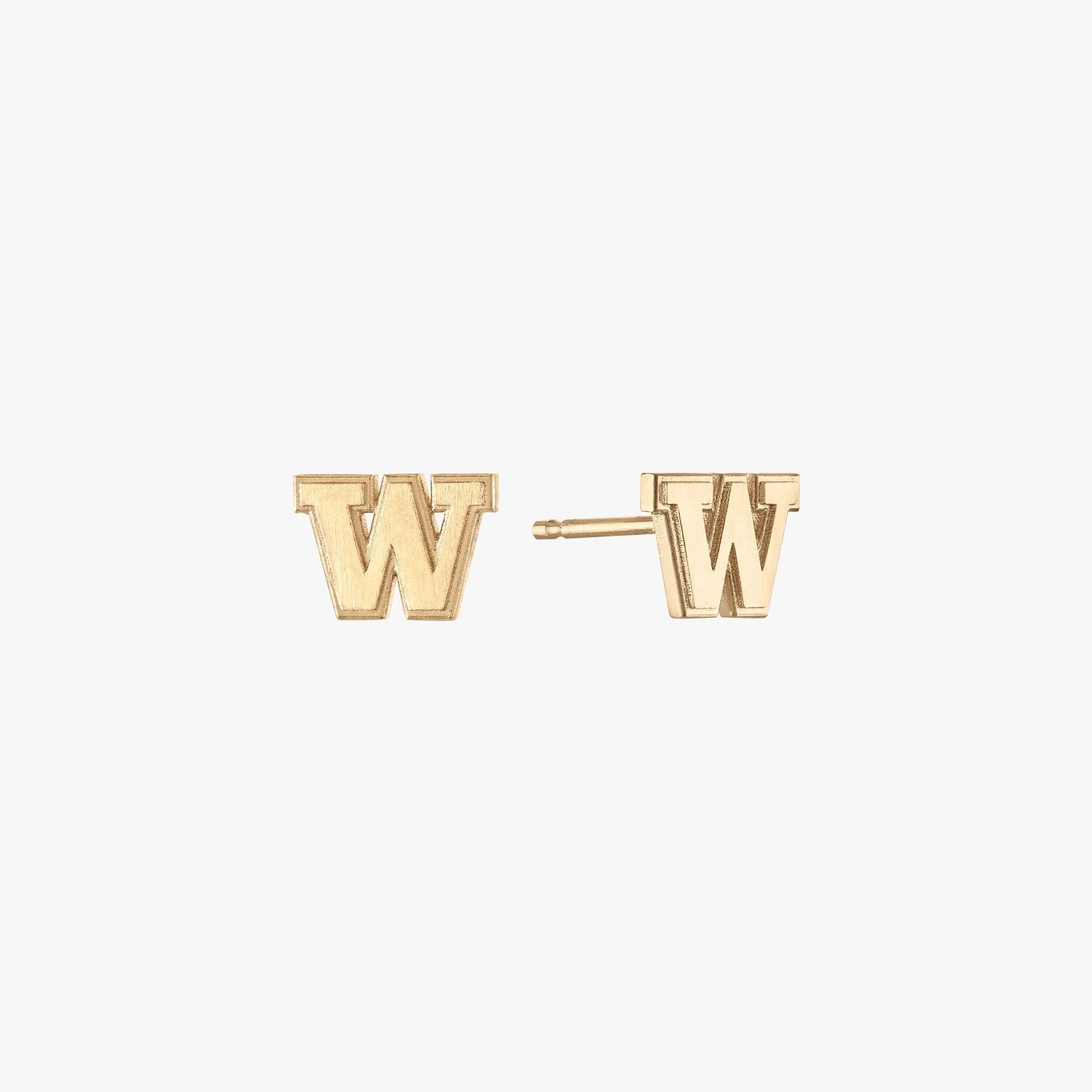 DROP SHIP Kyle Cavan Washington W Stud Earrings - Image 2