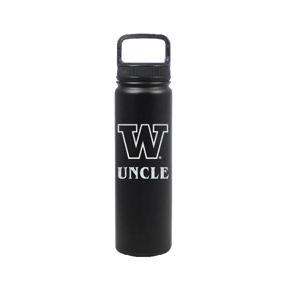 DROP SHIP Nordic Black W Uncle Insulated Stainless Steel Bottle 24oz