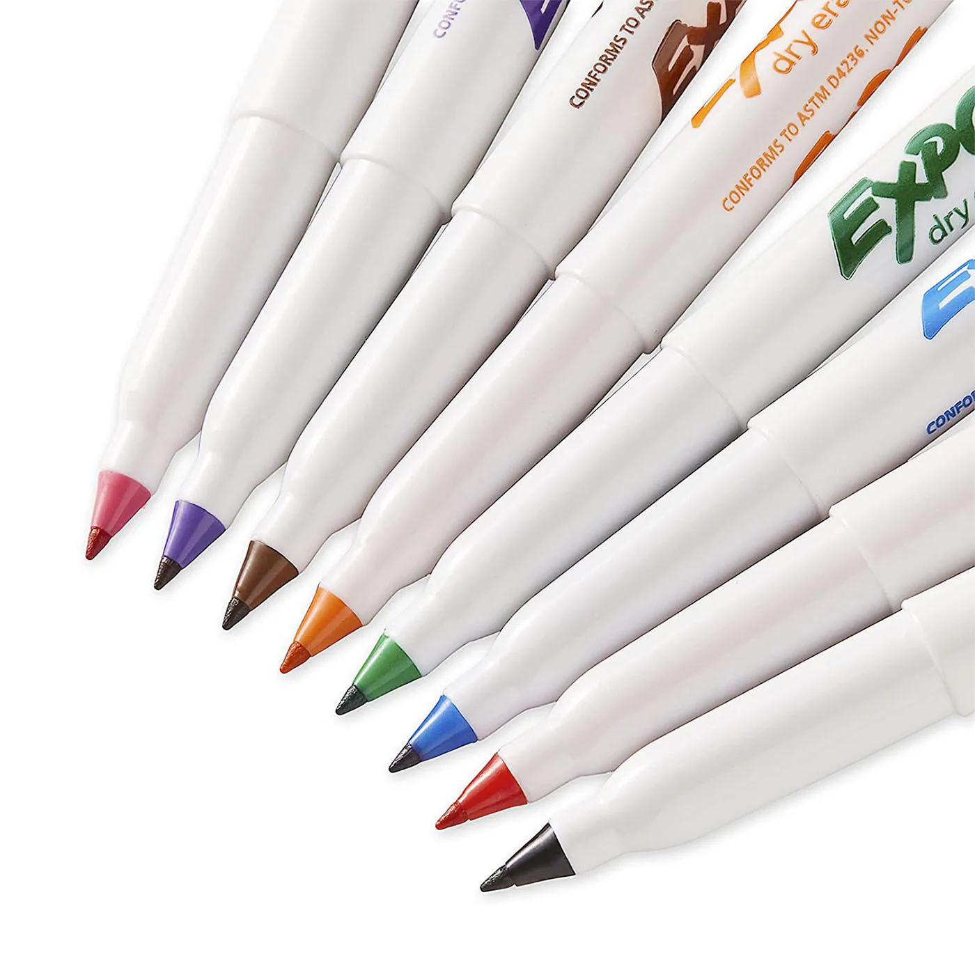 Expo Low Odor Dry Erase Markers Fine Point 8 Count - Image 2