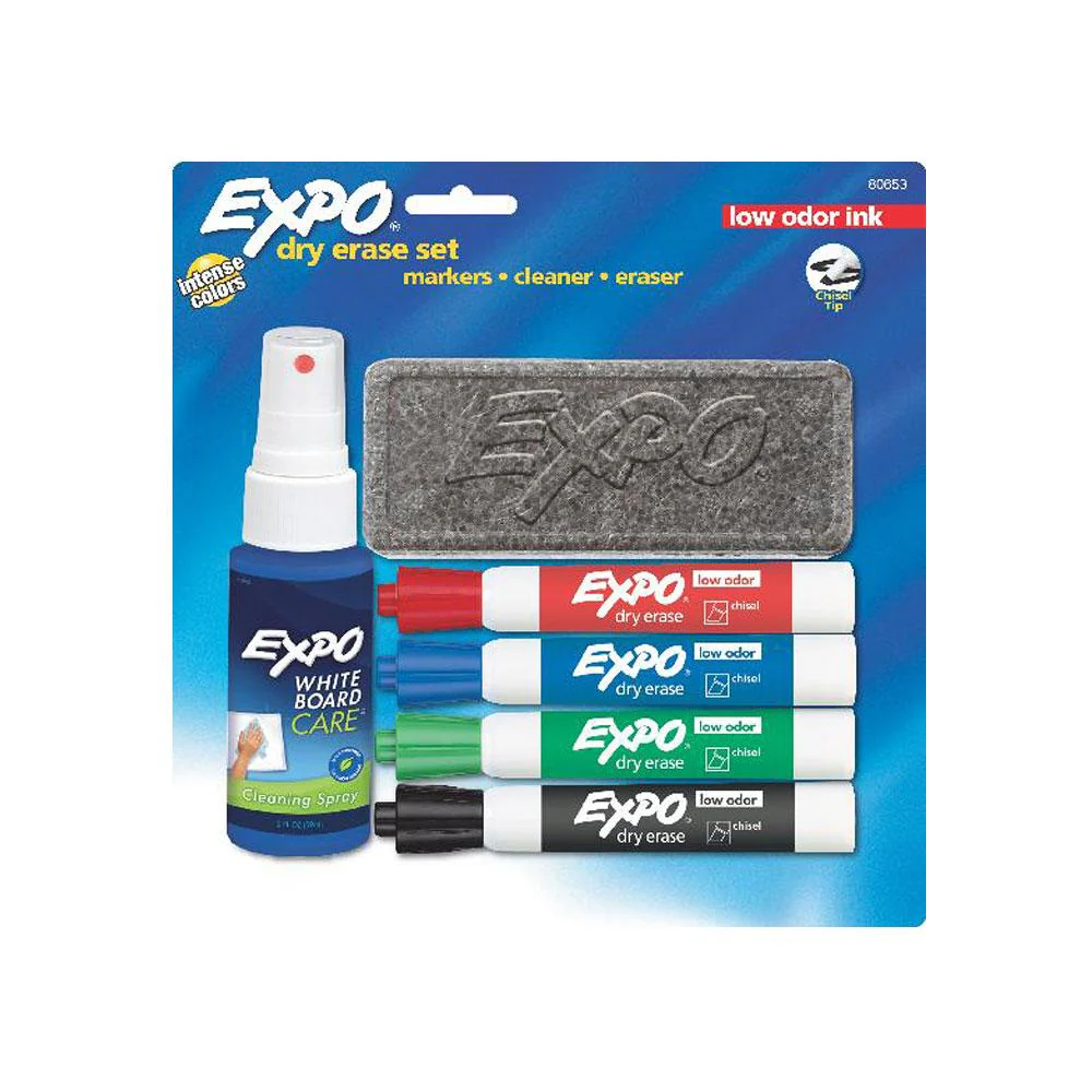Expo Low Odor Dry Erase Set Chisel Point 6ct - Image 2