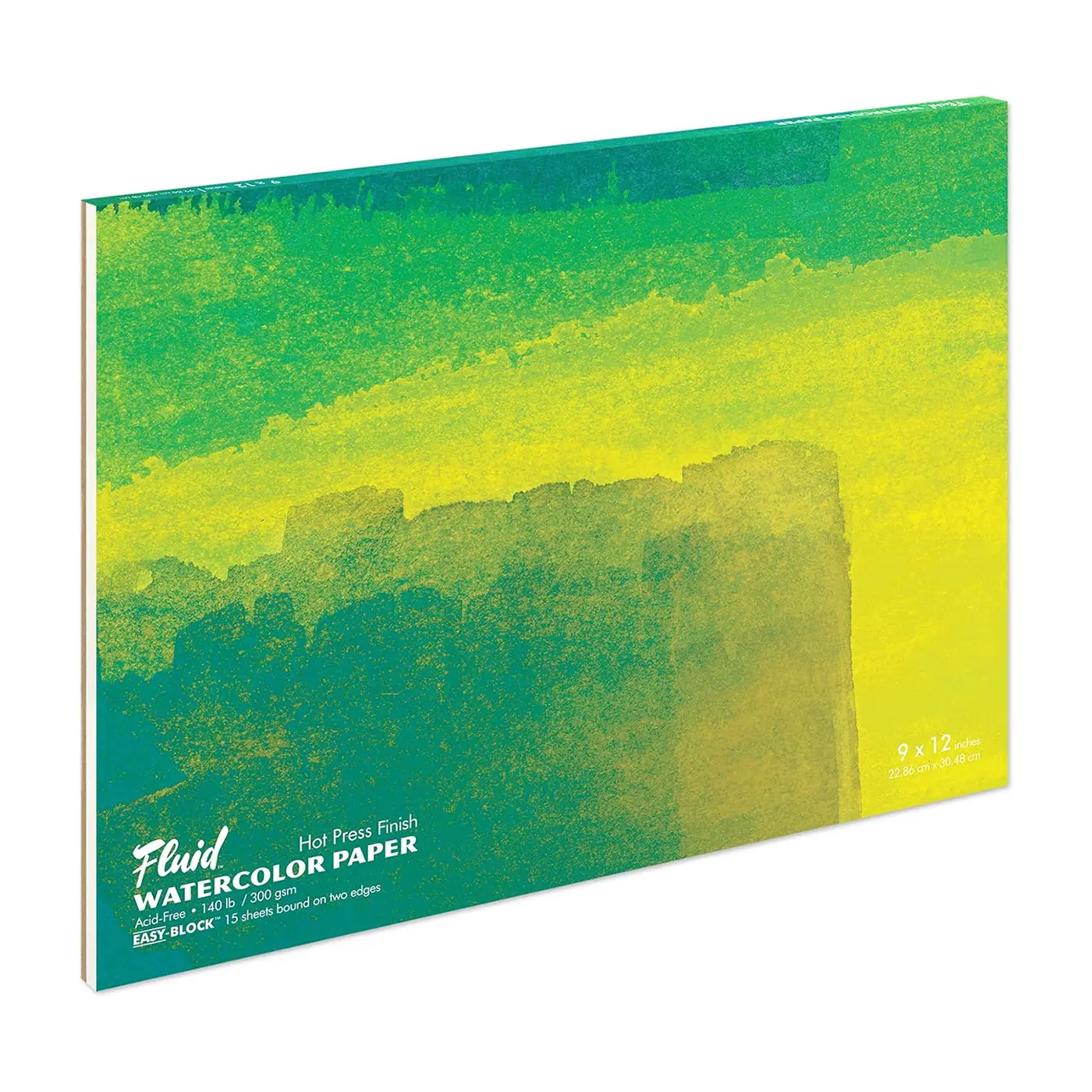 Fluid 140lb Hot Press Watercolor Block - Image 2