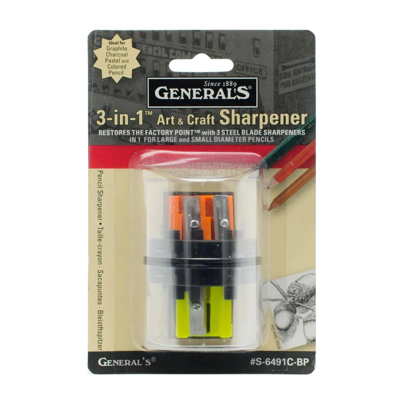 General's 3-in-1 Pencil Sharpener - Image 4