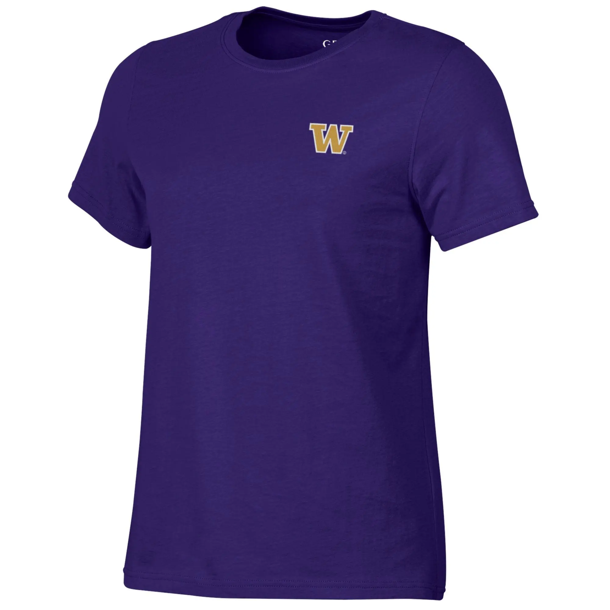 GFS Women's Washington Huskies Embroidered W Ayla Tee