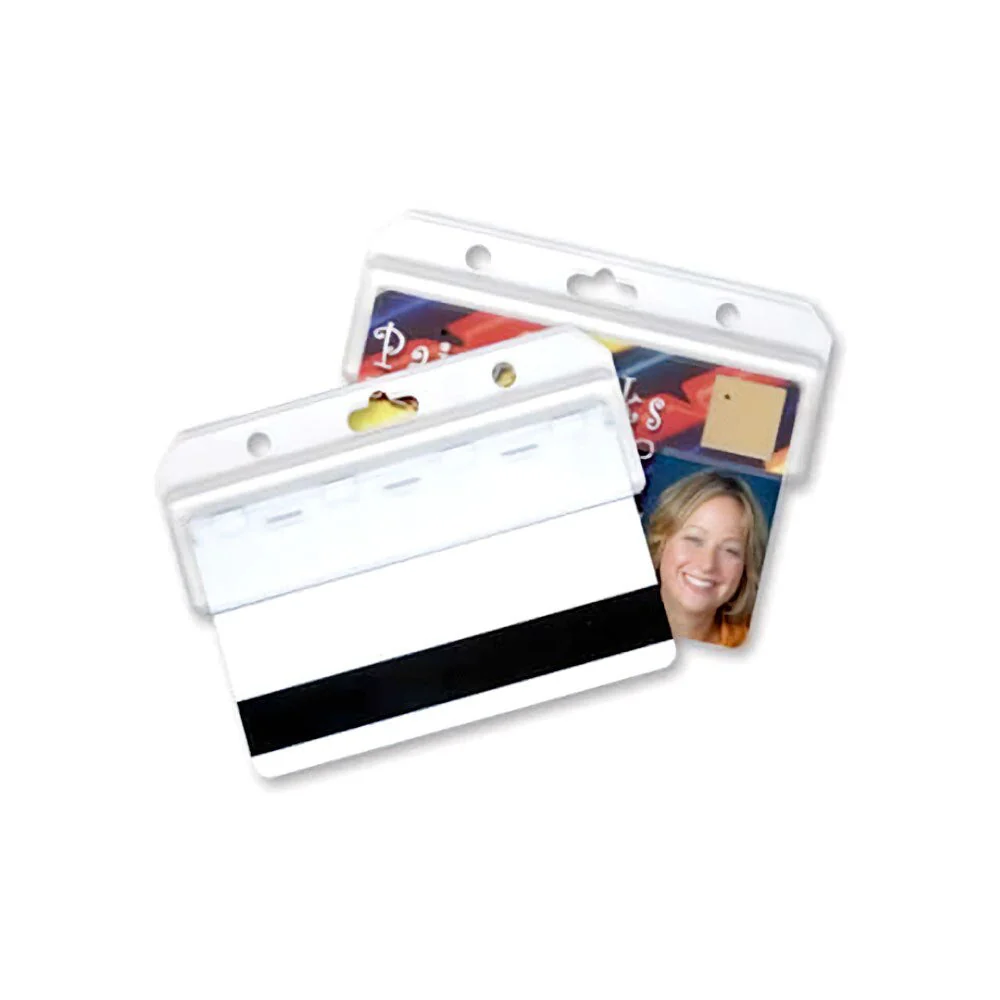 ID Edge Frost Rigid Plastic Horizontal Half Card Holder - Image 2