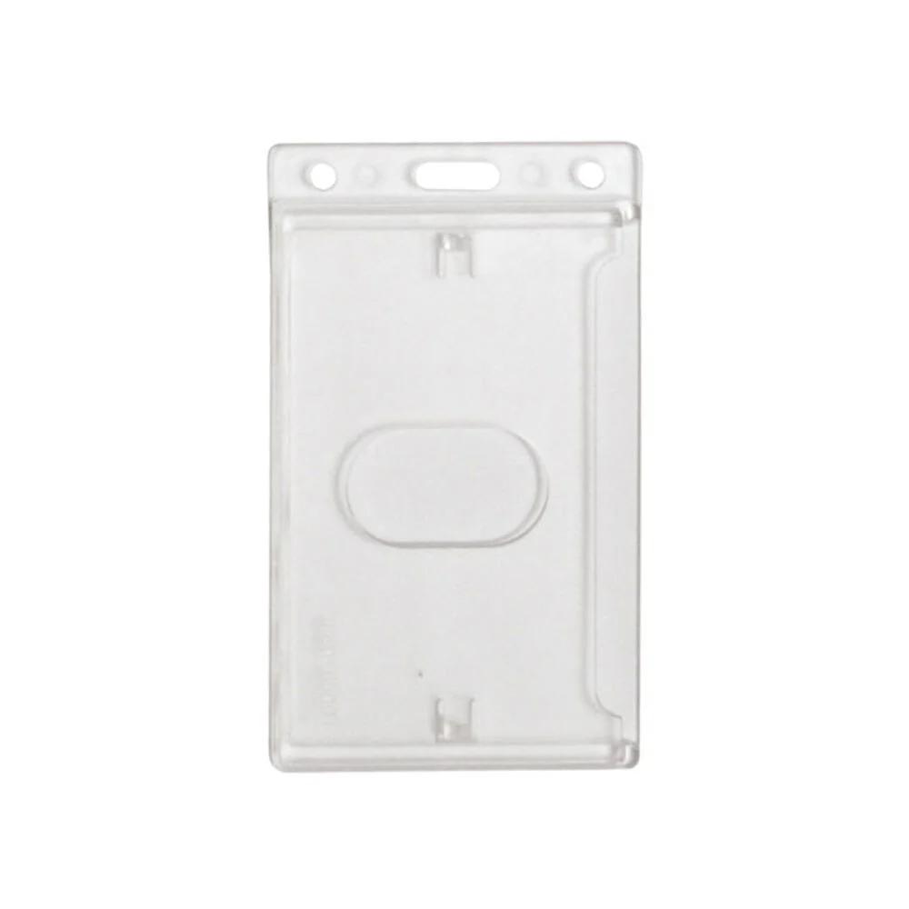 ID Edge Frost Vertical Thumb Notch Card And Badge Holder