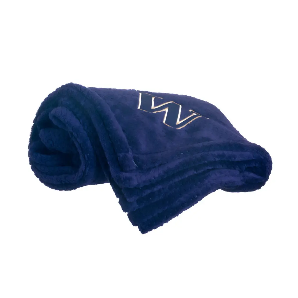 Know Wear Purple W Pineapple Fleece Blanket 50" x 60"