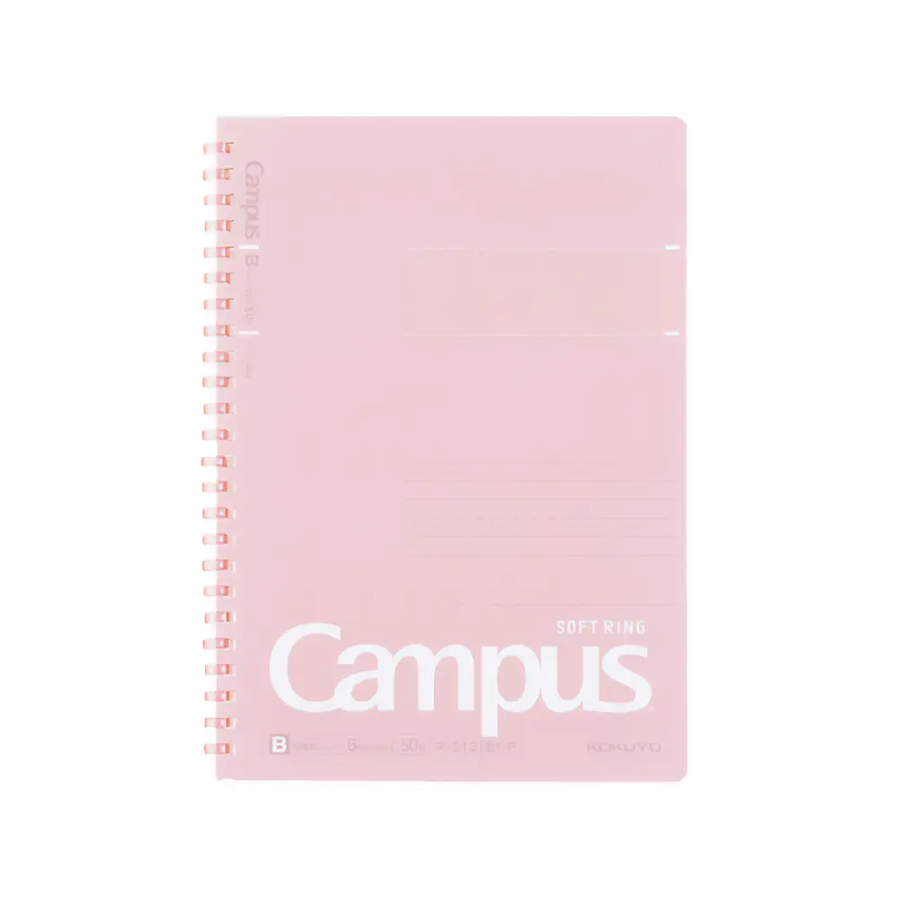 Kokuyo Campus A5 6mm Ruled Soft Ring Notebook 50 sheets - Image 3