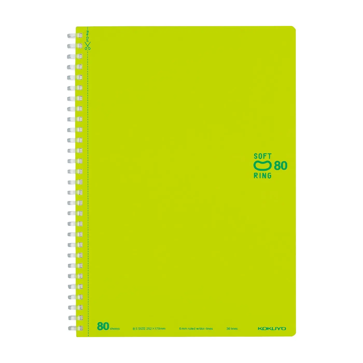 Kokuyo Soft Ring Dotted Line Notebook 80 sheets - Image 4