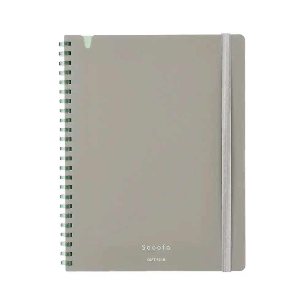 Kokuyo Sooofa 4mm A5 Grid Soft Ring Notebook - Image 3