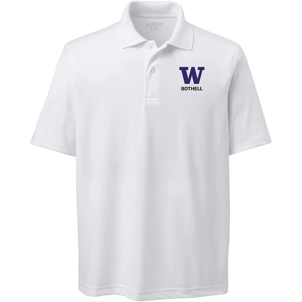Lands' End Men's UW Bothell Polyester Polo - Image 3