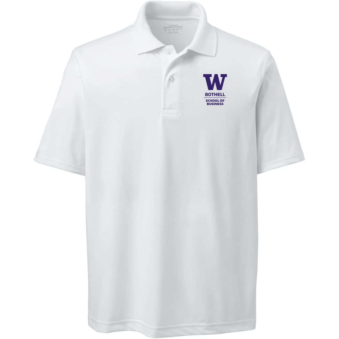 Lands' End Men's UW Bothell School of Business Polyester Polo - Image 3