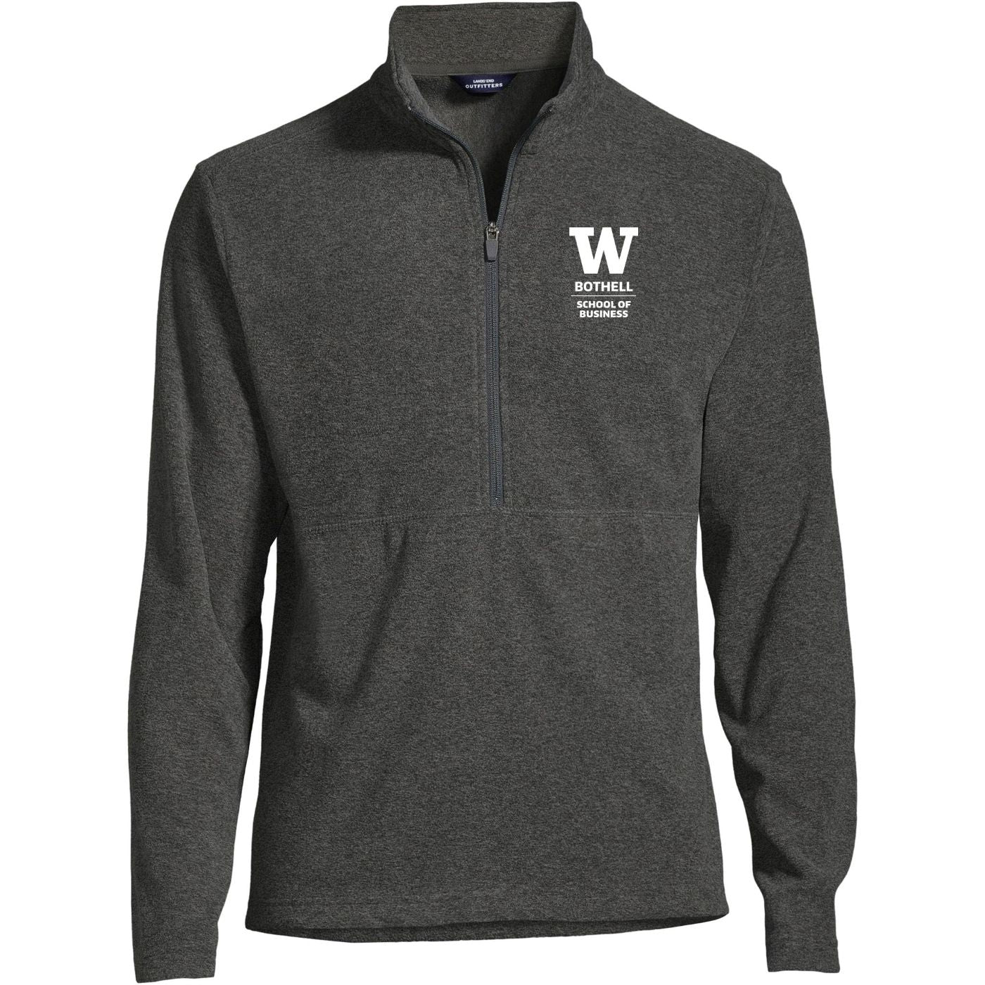 Lands' End Men's UW Bothell School of Business Thermacheck Fleece Quarter Zip - Image 3