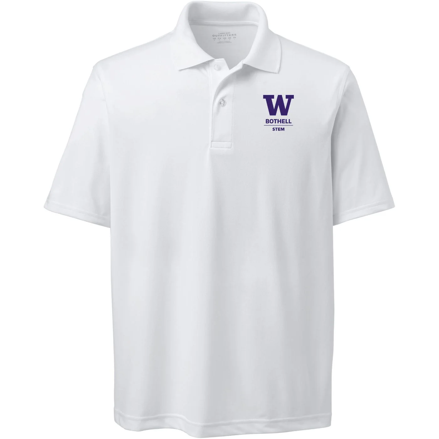 Lands' End Men's UW Bothell STEM Polyester Polo - Image 3