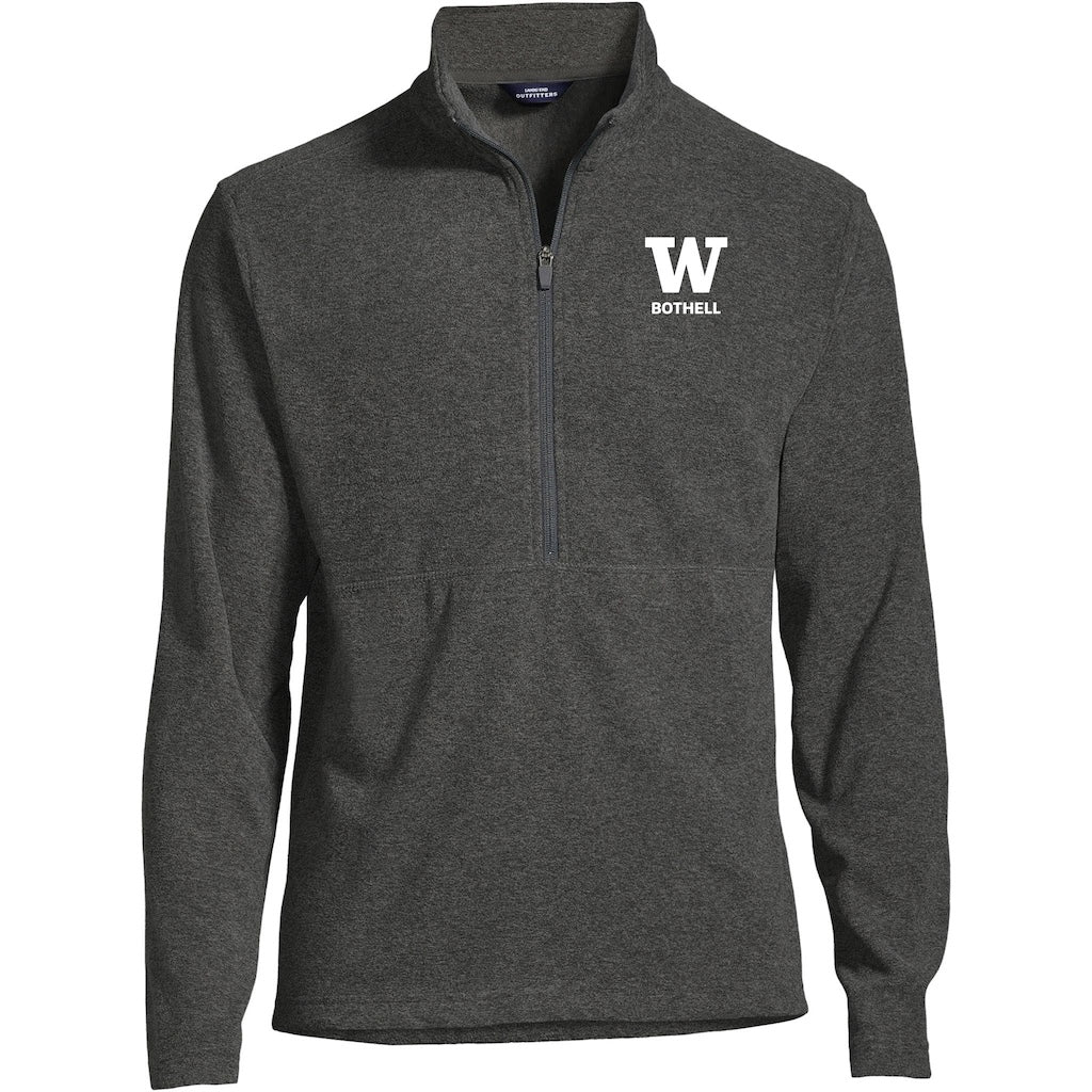 Lands' End Men's UW Bothell Thermacheck Fleece Quarter Zip - Image 3
