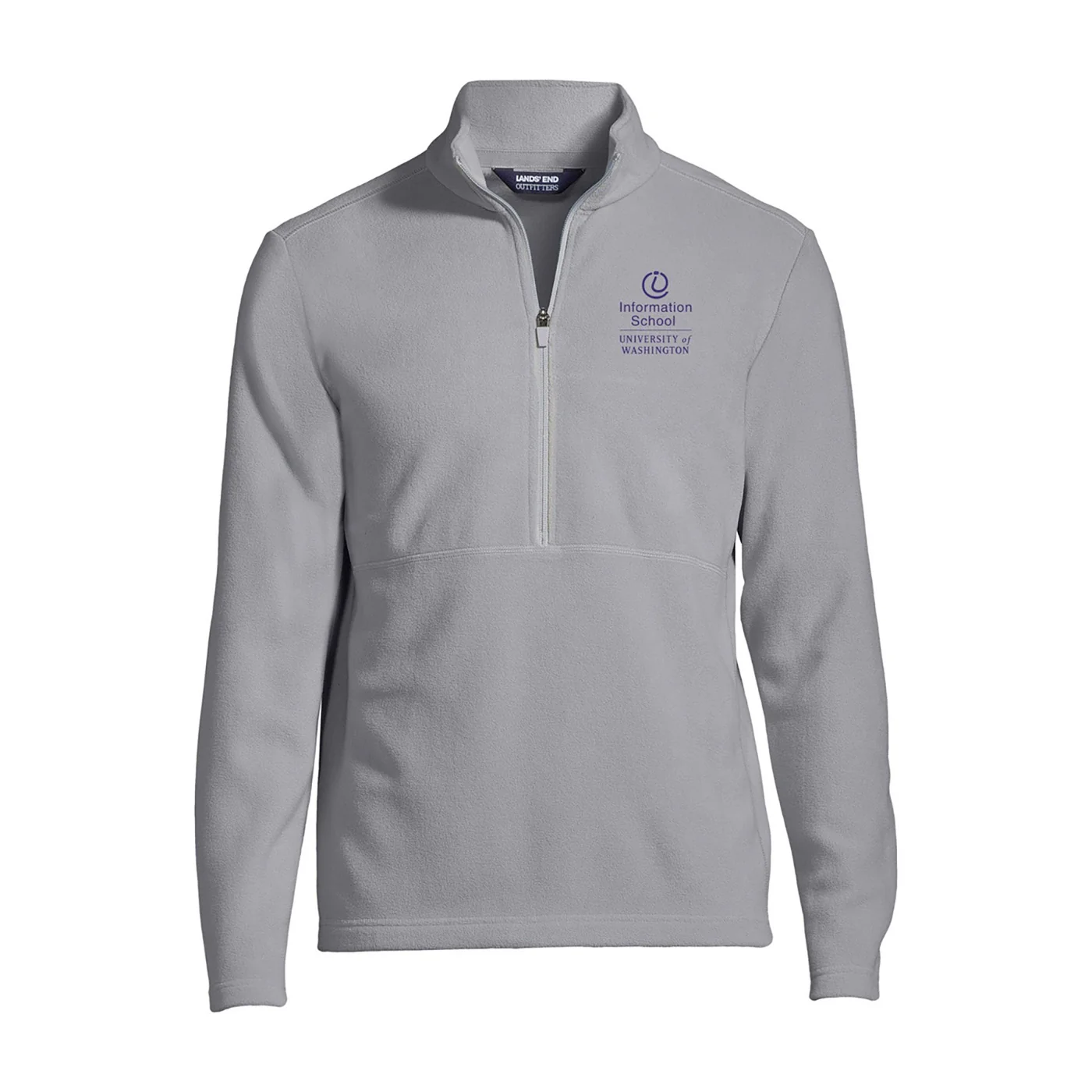 Lands' End Men's UW Information School Thermacheck Fleece Quarter Zip - Image 3