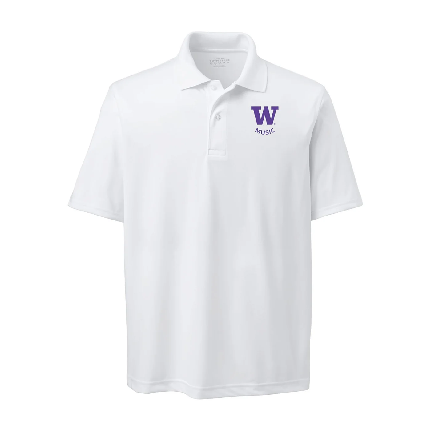Lands' End Men's UW School of Music Polyester Polo - Image 3