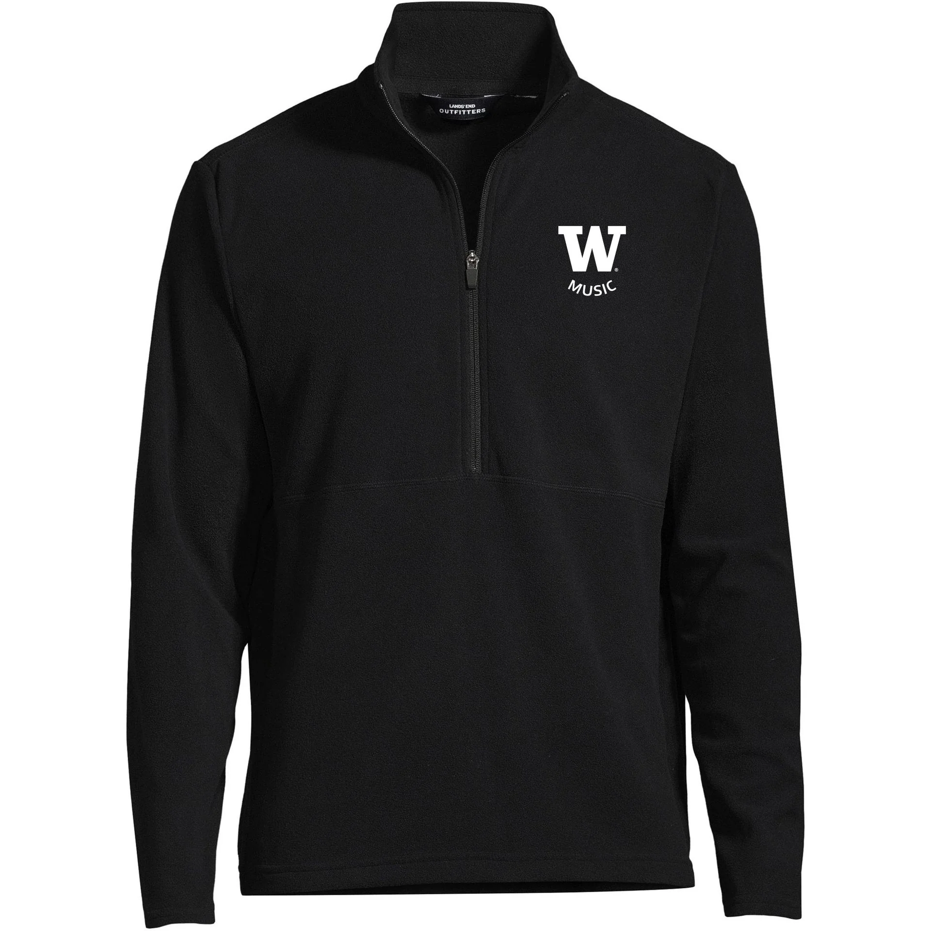 Lands' End Men's UW School of Music Thermacheck Fleece Quarter Zip - Image 3