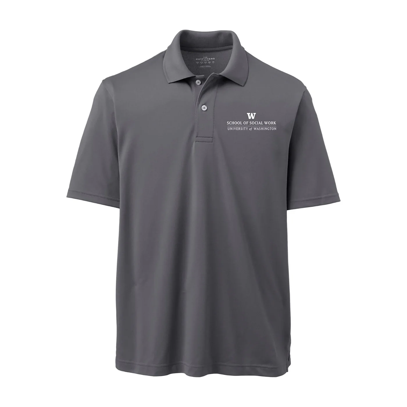 Lands' End Men's UW School of Social Work Polyester Polo - Image 3