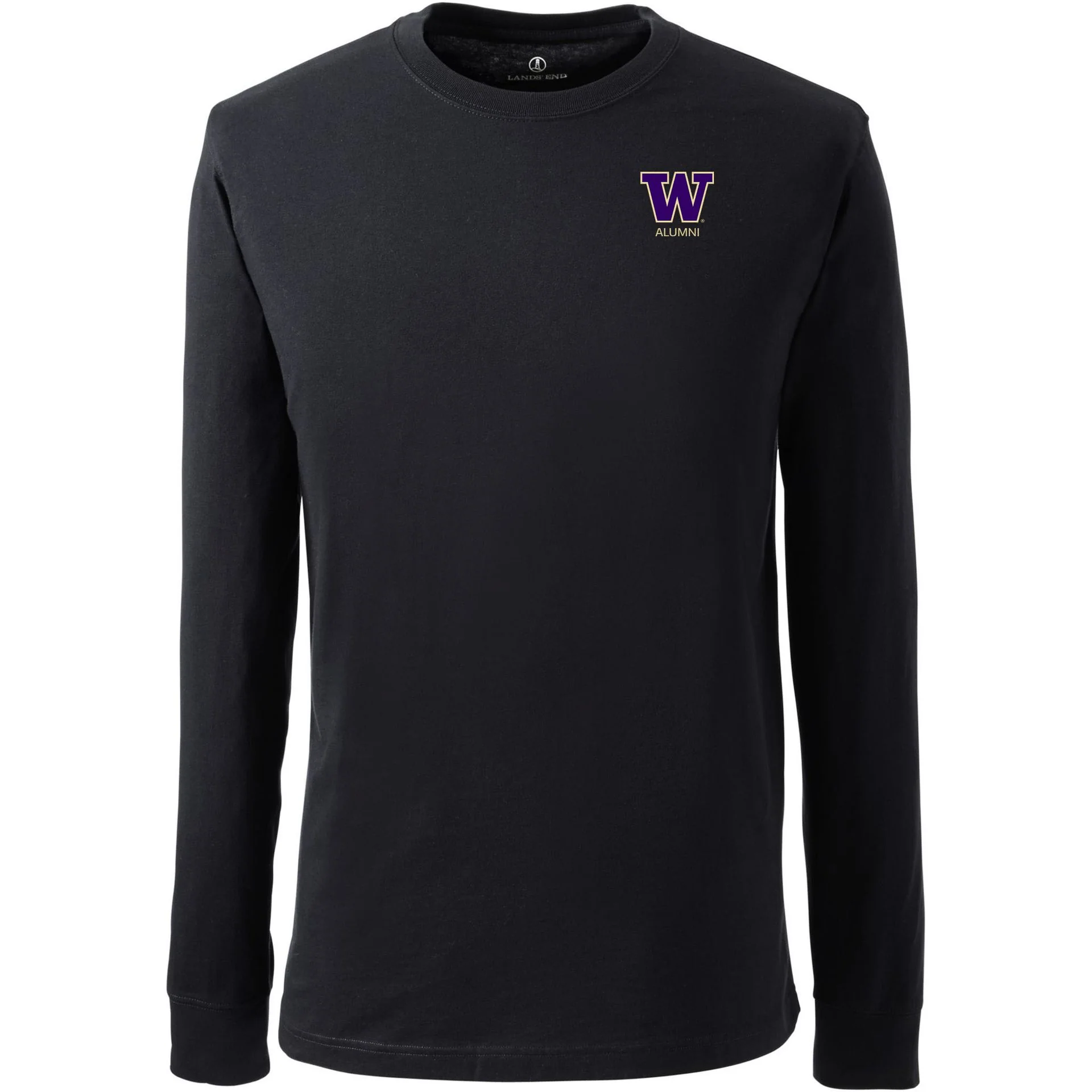 Lands' End Unisex UW Alumni Long Sleeve T-shirt - Image 3