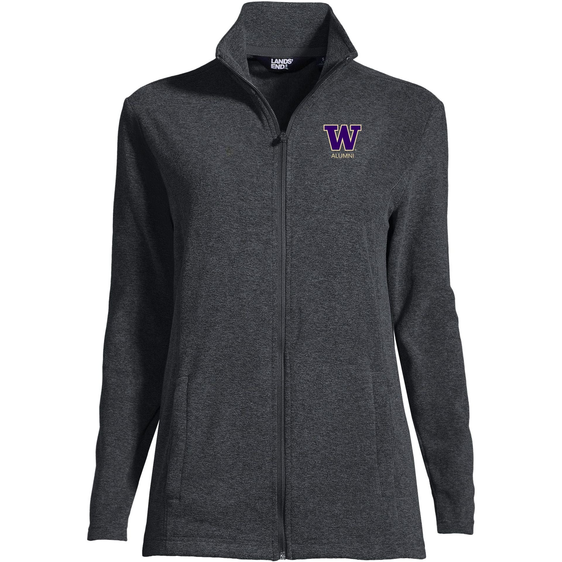 Lands' End Women's UW Alumni ThermaCheck Fleece Full Zip - Image 3