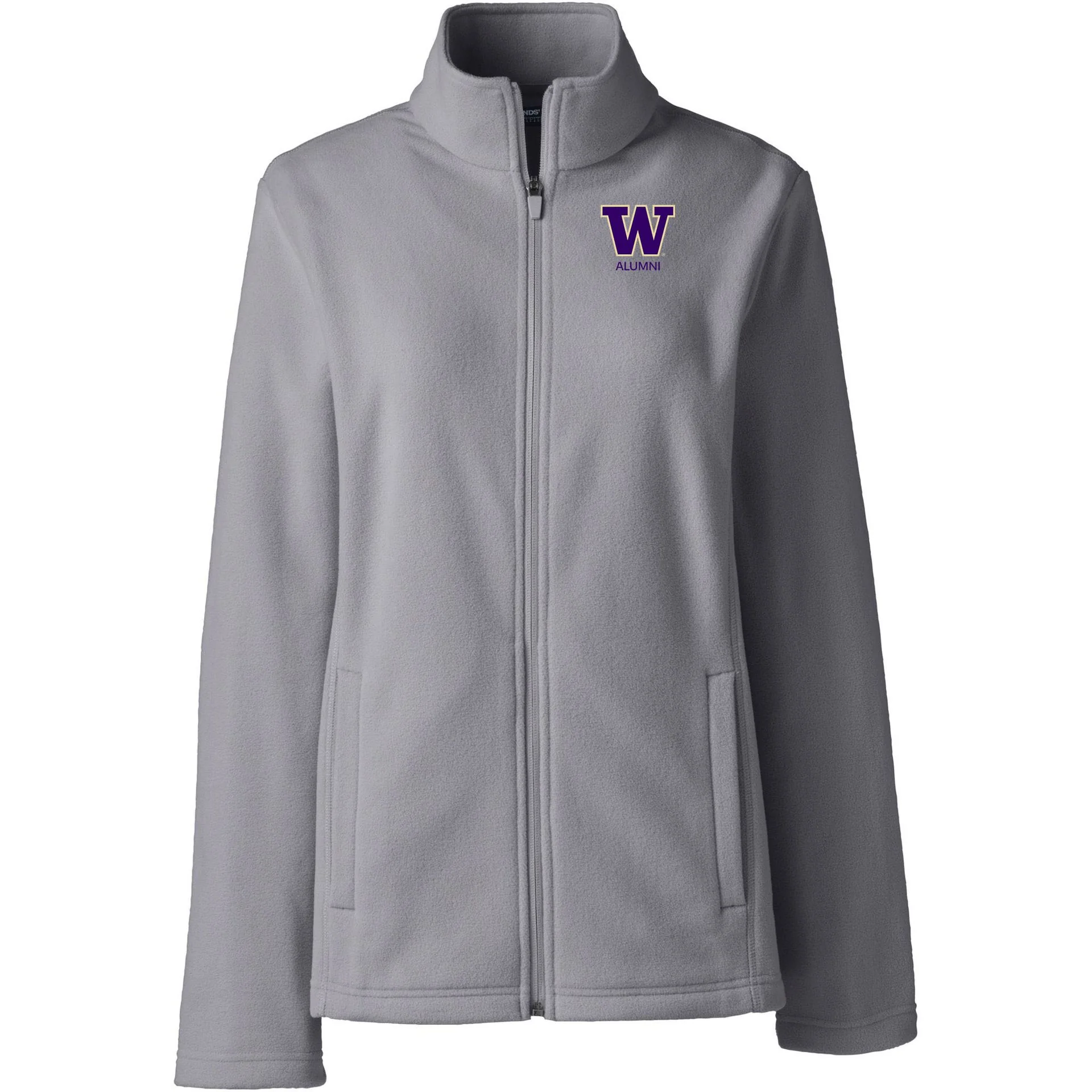 Lands' End Women's UW Alumni ThermaCheck Fleece Full Zip - Image 4