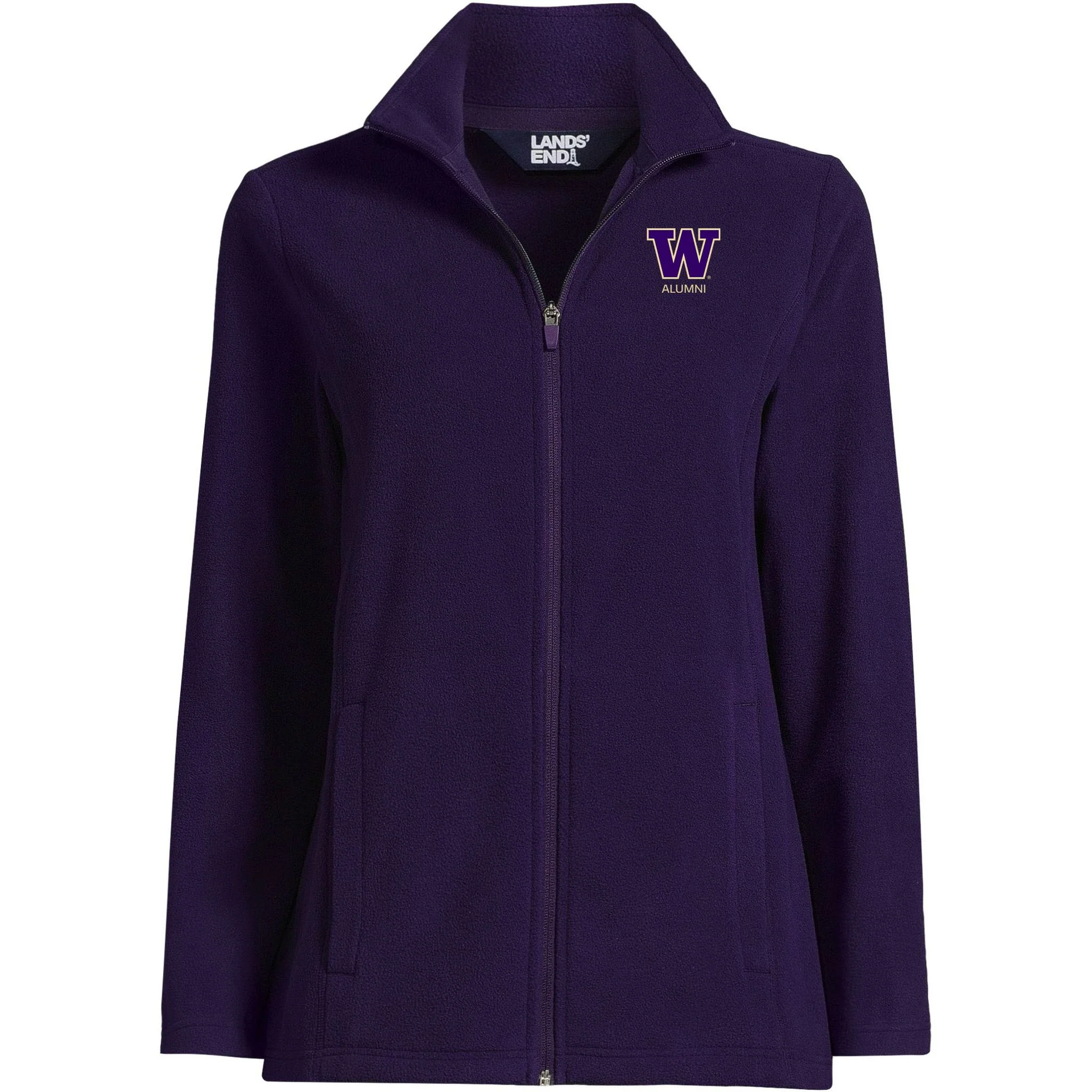 Lands' End Women's UW Alumni ThermaCheck Fleece Full Zip - Image 5