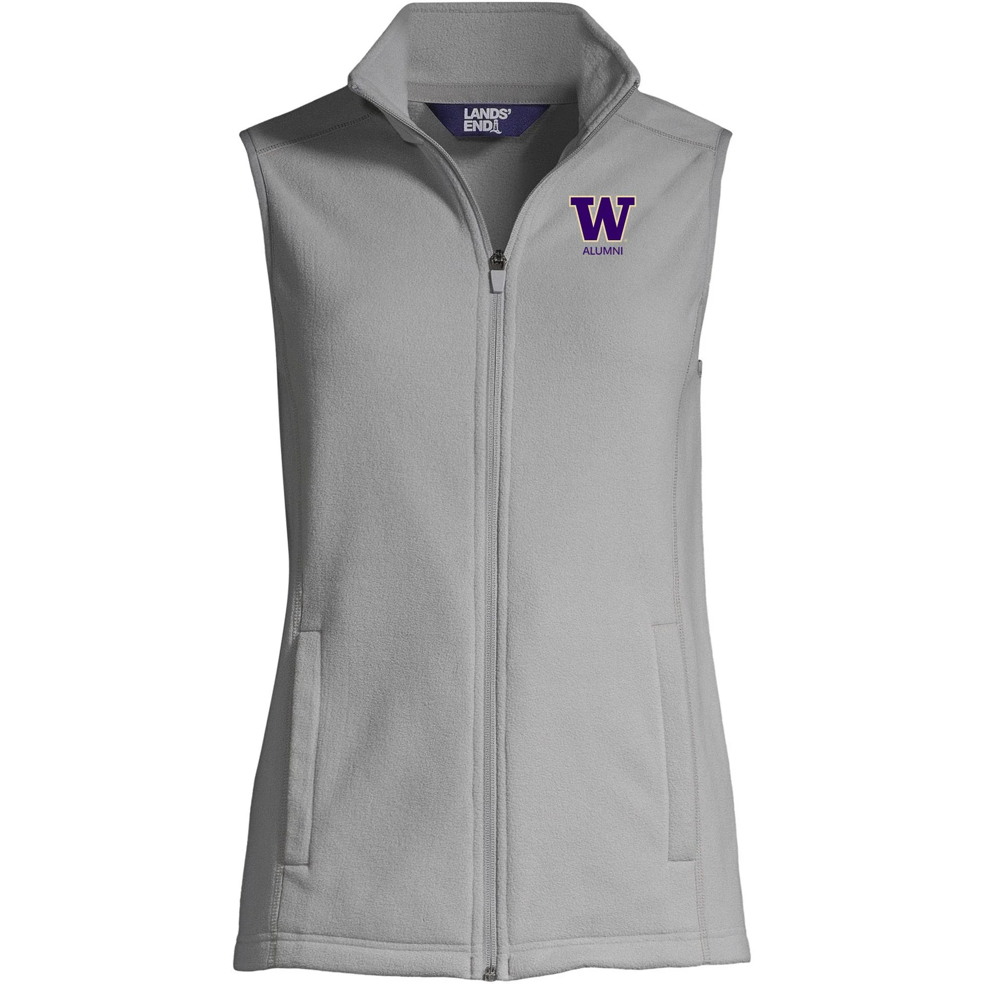 Lands' End Women's UW Alumni ThermaCheck Fleece Vest - Image 3