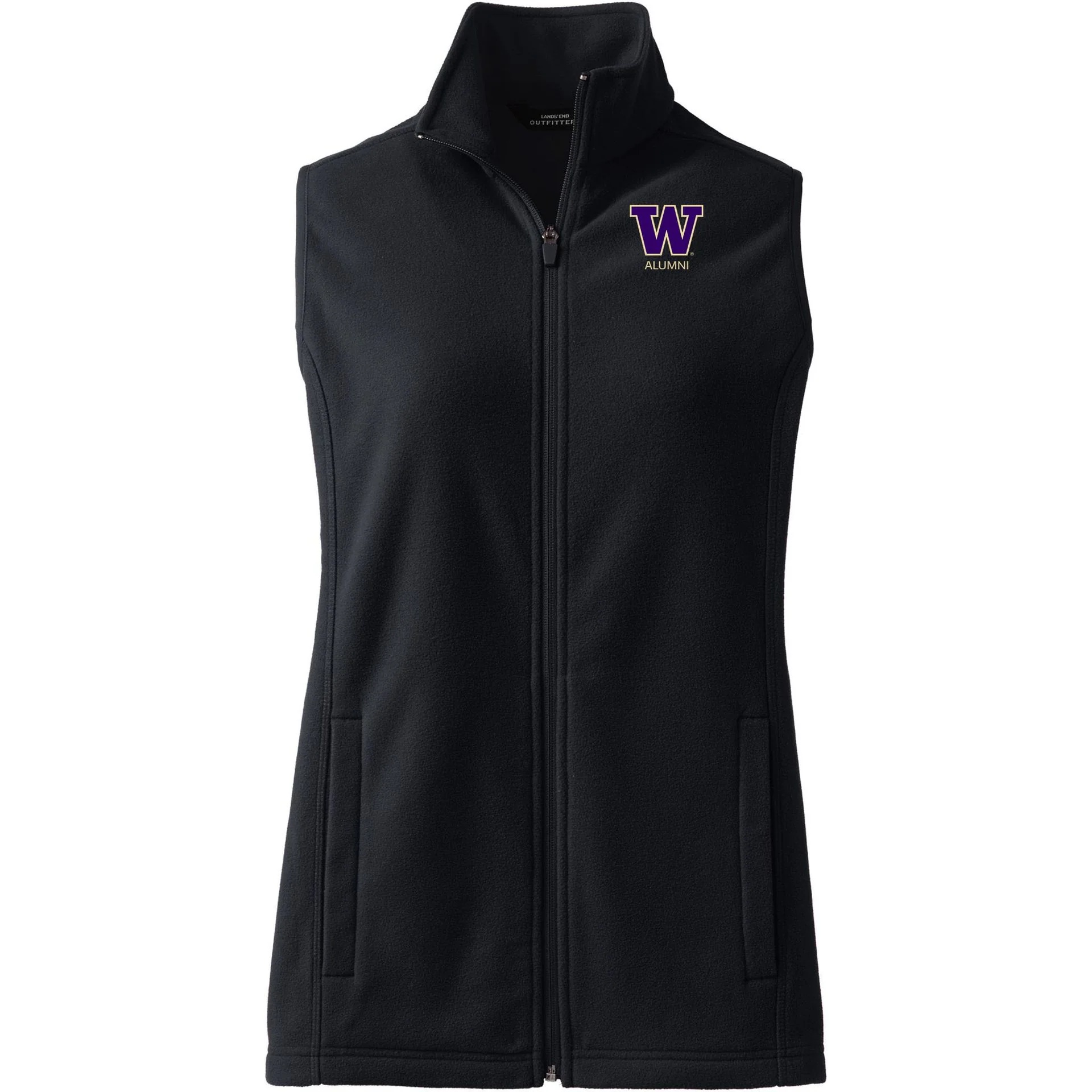 Lands' End Women's UW Alumni ThermaCheck Fleece Vest - Image 5