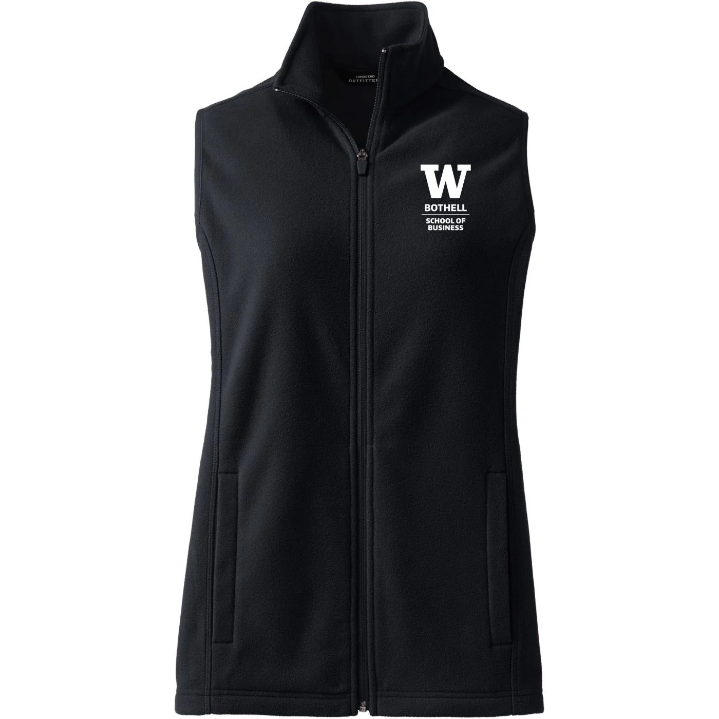 Lands' End Women's UW Bothell School of Business Thermacheck Fleece Vest - Image 5