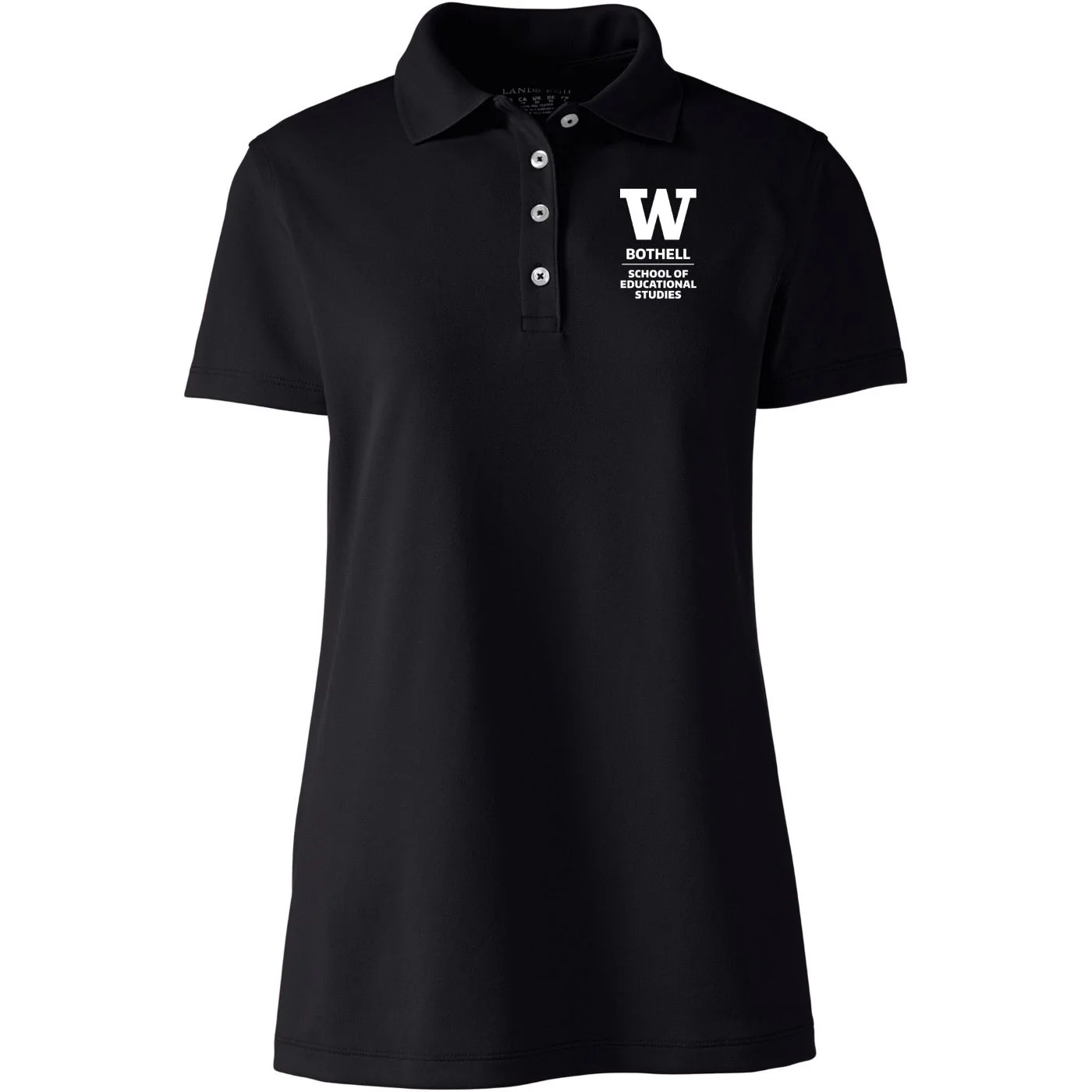 Lands' End Women's UW Bothell School of Educational Studies Polyester Polo - Image 3