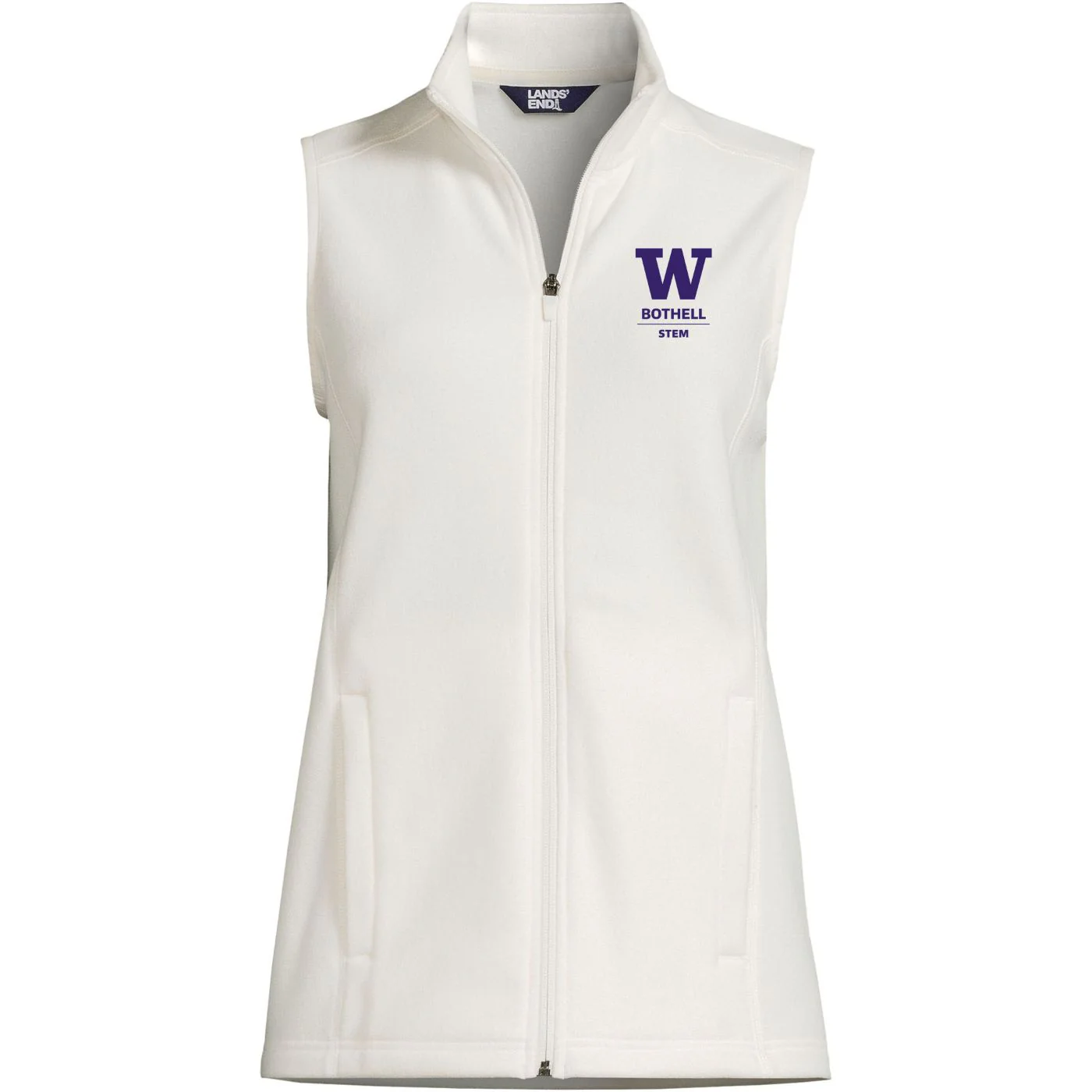 Lands' End Women's UW Bothell STEM Thermacheck Fleece Vest - Image 5