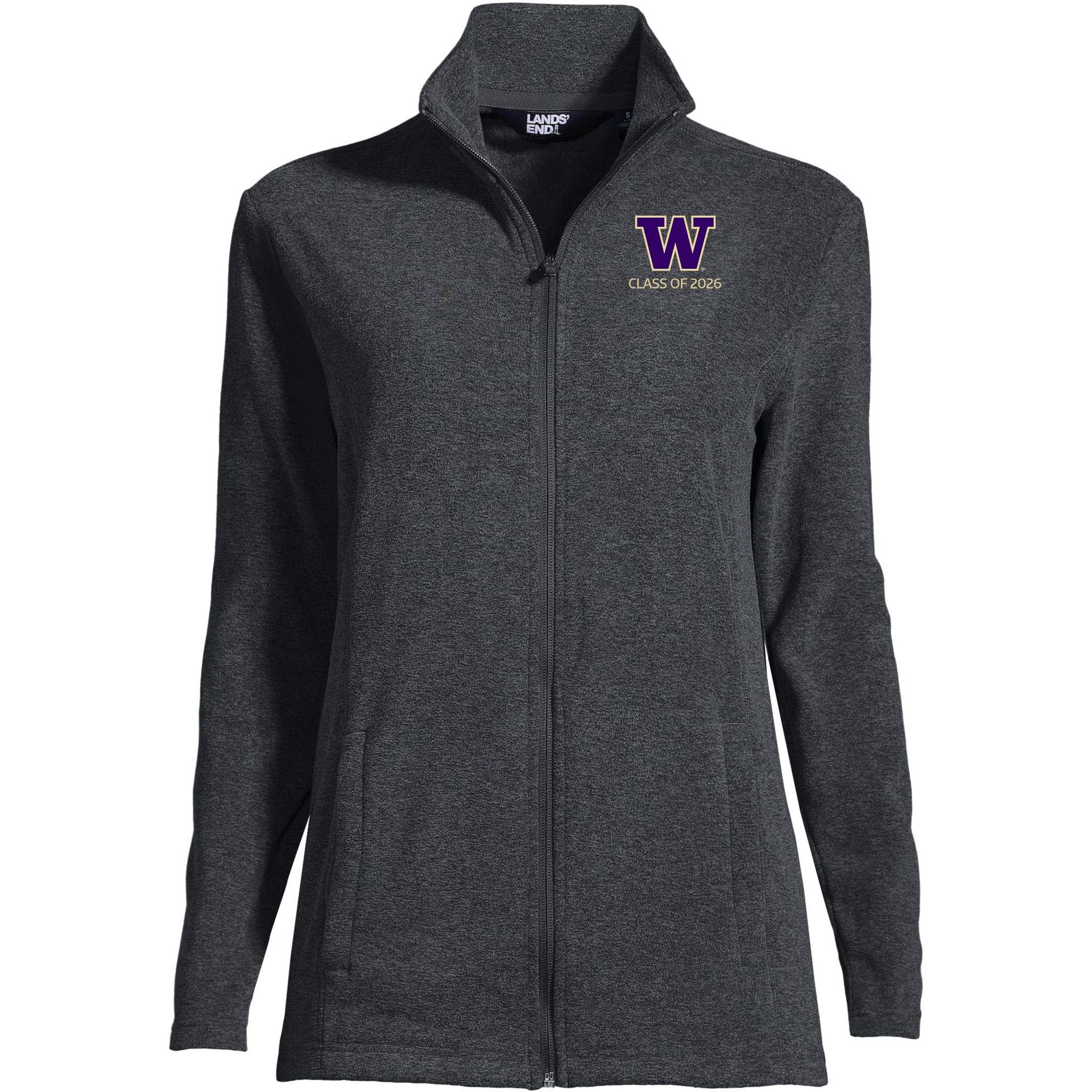 Lands' End Women's UW Class of 2026 ThermaCheck Fleece Full Zip - Image 3