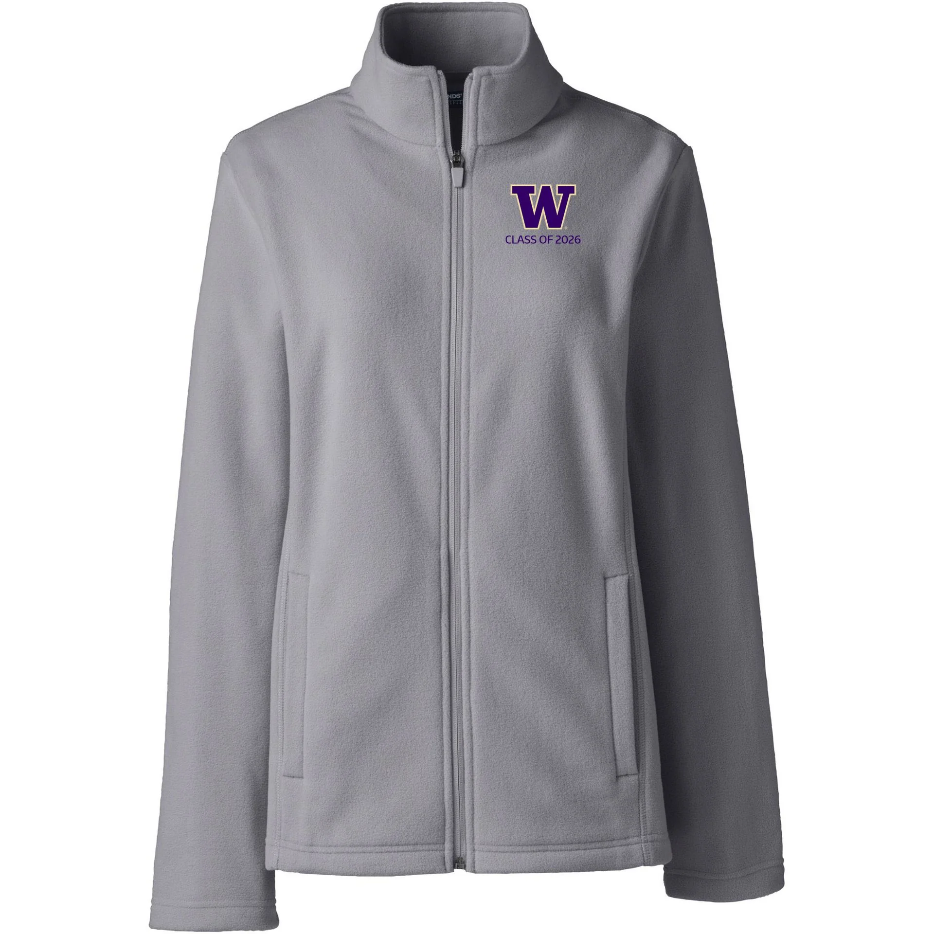 Lands' End Women's UW Class of 2026 ThermaCheck Fleece Full Zip - Image 4