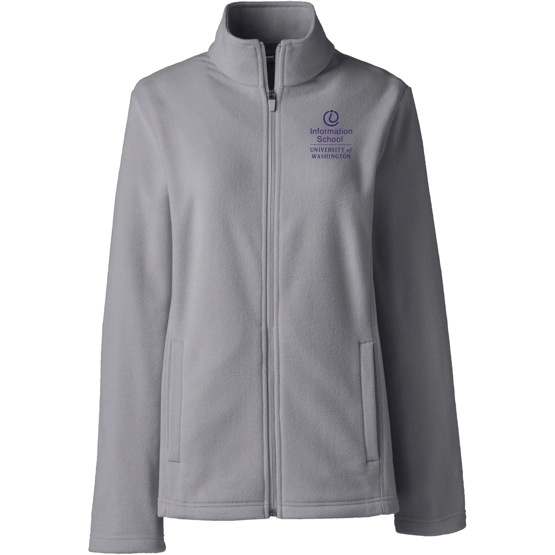 Lands' End Women's UW Information School Thermacheck Fleece Full Zip - Image 3