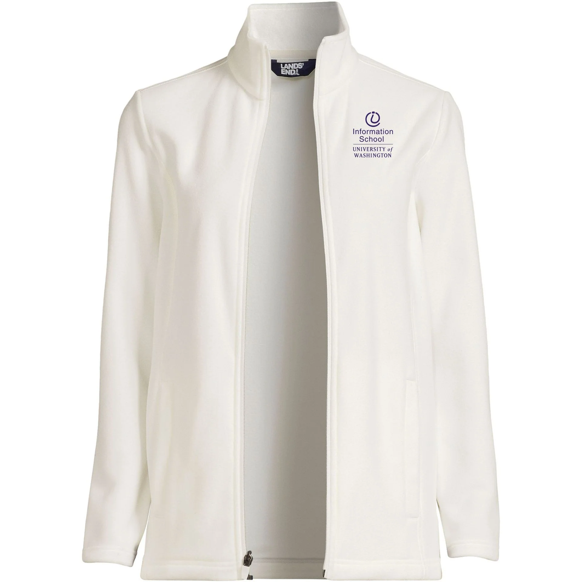Lands' End Women's UW Information School Thermacheck Fleece Full Zip - Image 4