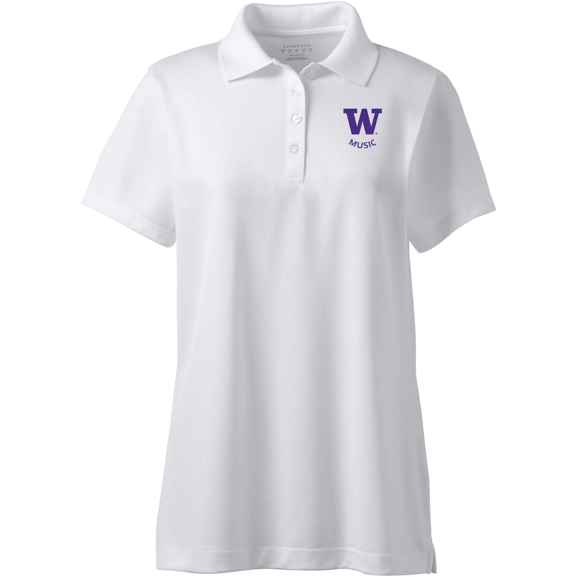 Lands' End Women's UW School of Music Polyester Polo - Image 3