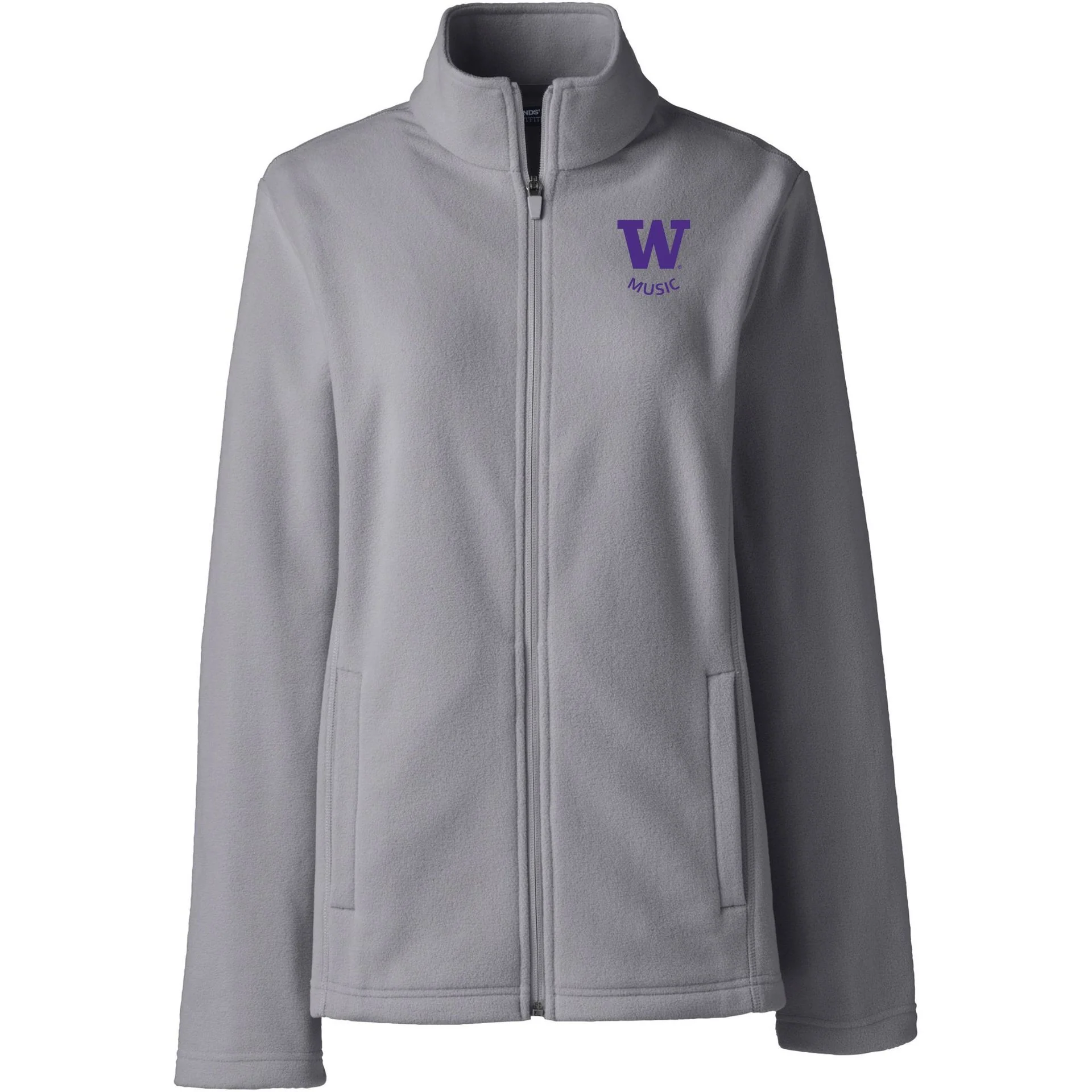 Lands' End Women's UW School of Music Thermacheck Fleece Full Zip - Image 3
