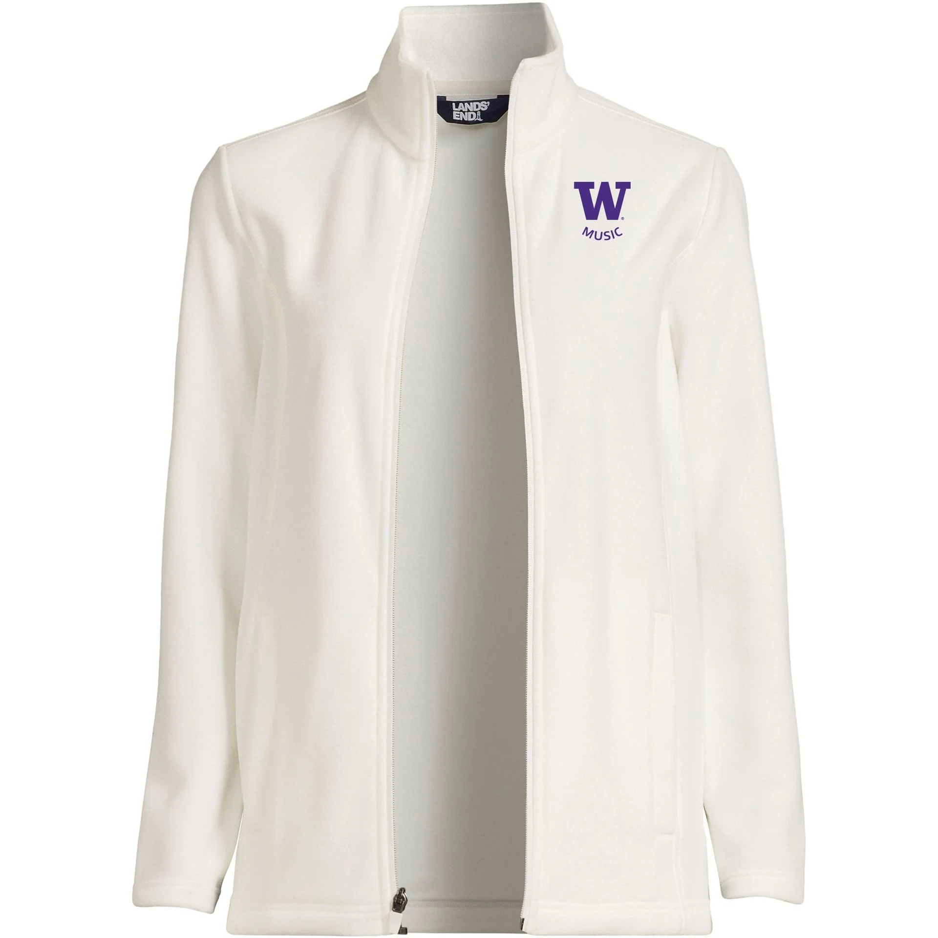 Lands' End Women's UW School of Music Thermacheck Fleece Full Zip - Image 4