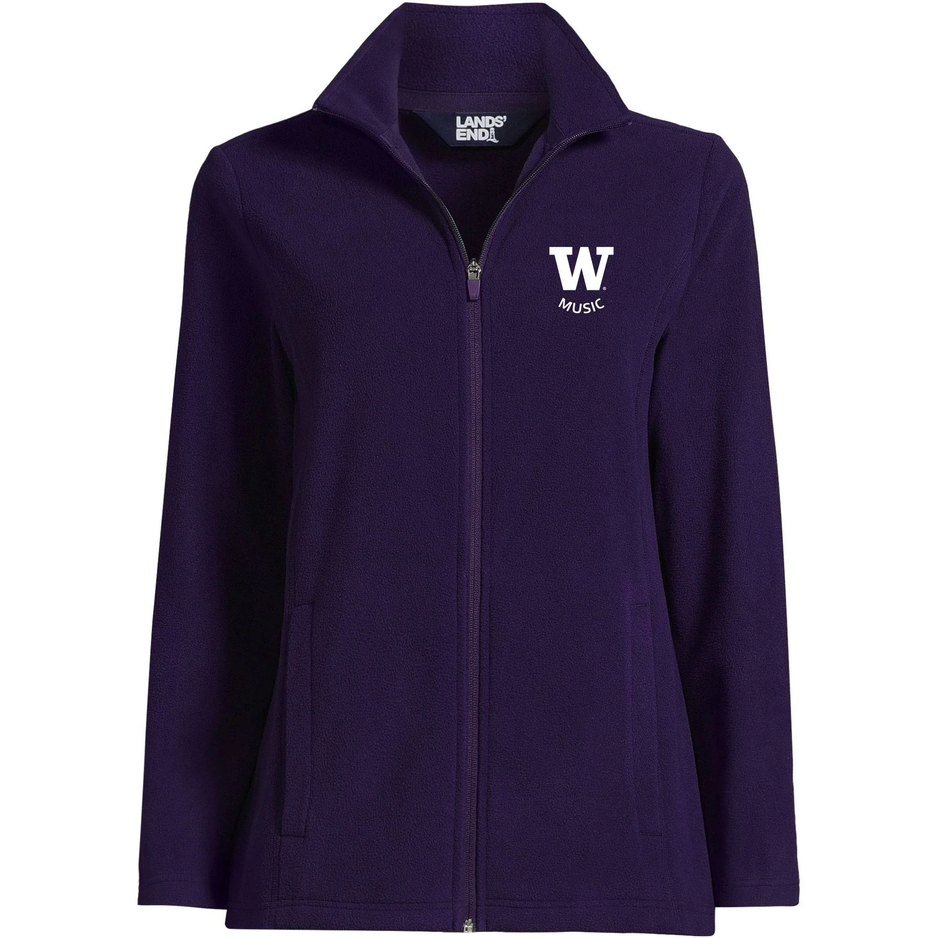 Lands' End Women's UW School of Music Thermacheck Fleece Full Zip - Image 5